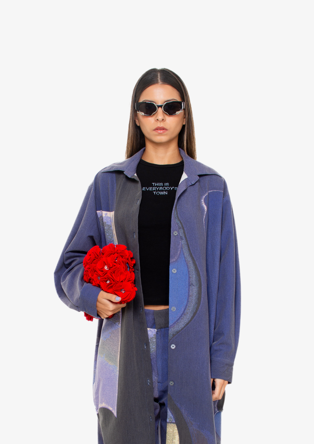 'Diving' Dress-Shirt And Belt