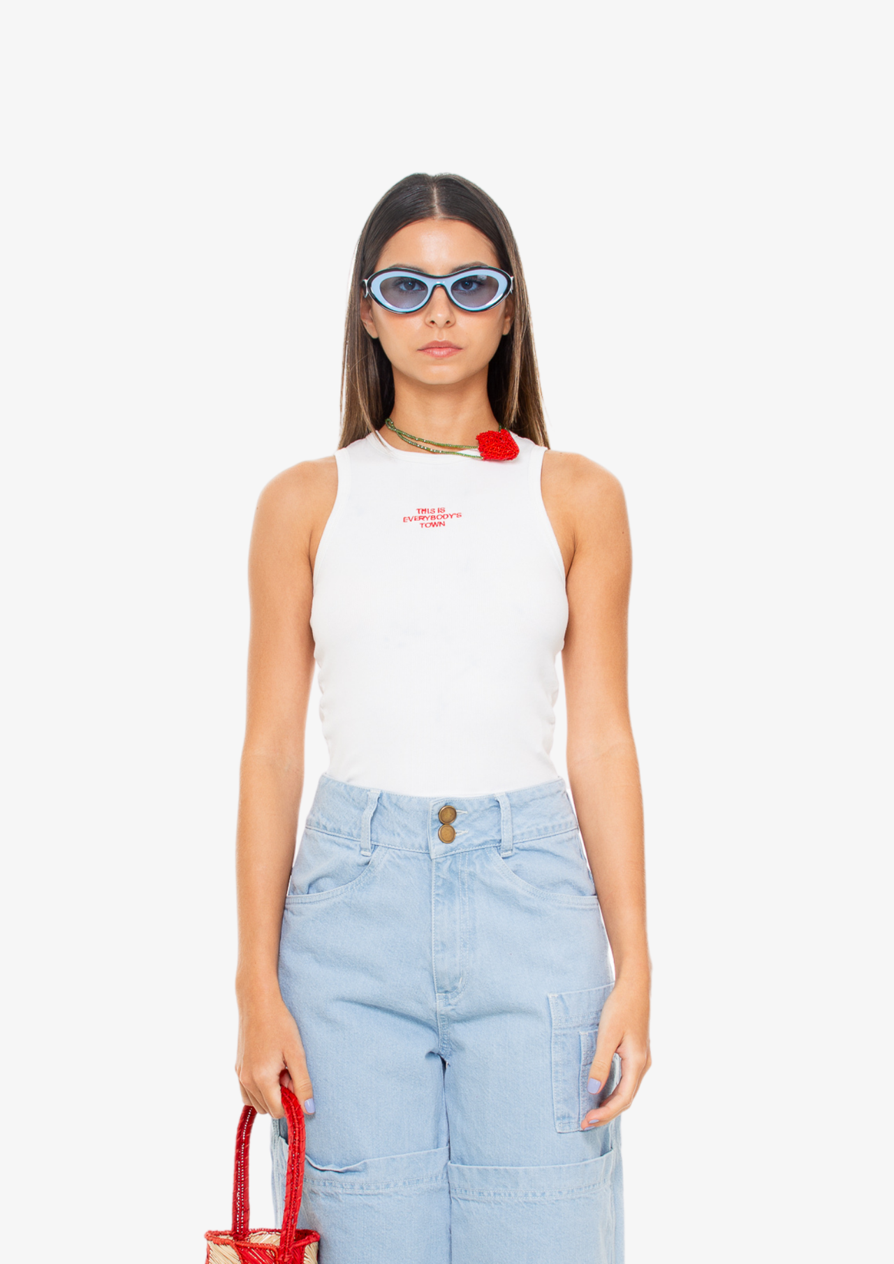 "This is Everybody´s Town" White Tank Top