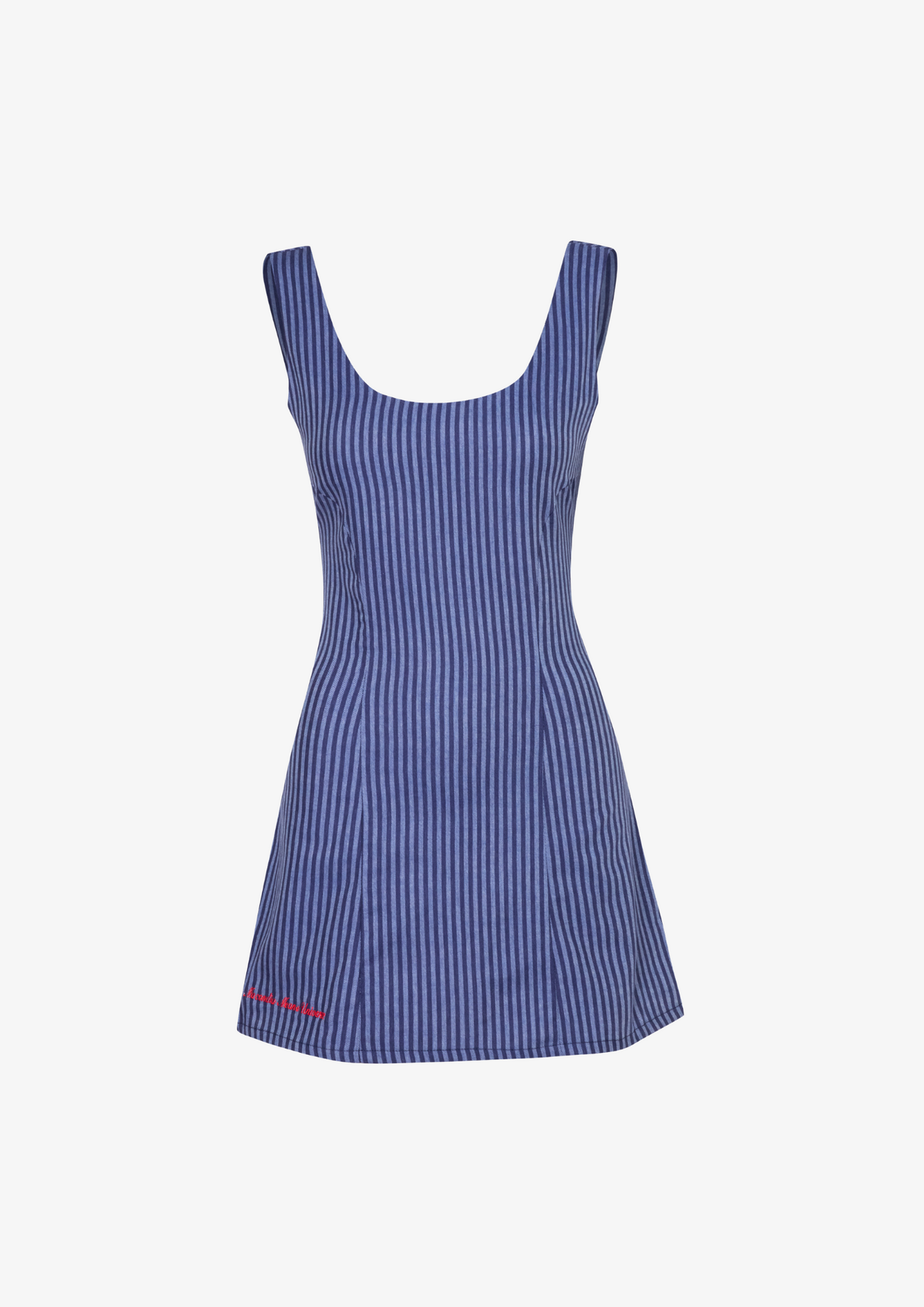 Premium Blue Stripes Mini Dress