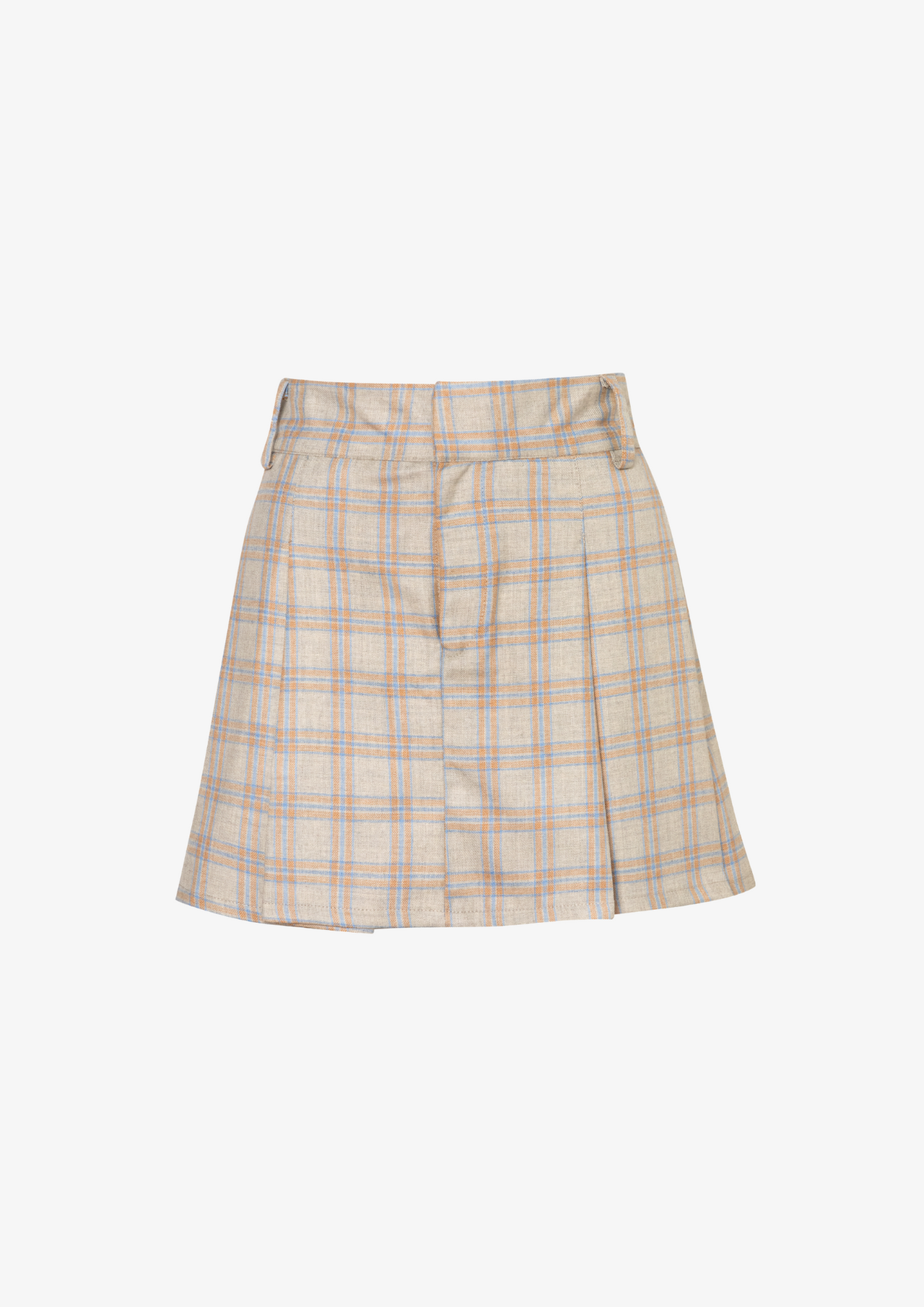 Premium Checkered Pattern Mini Skirt
