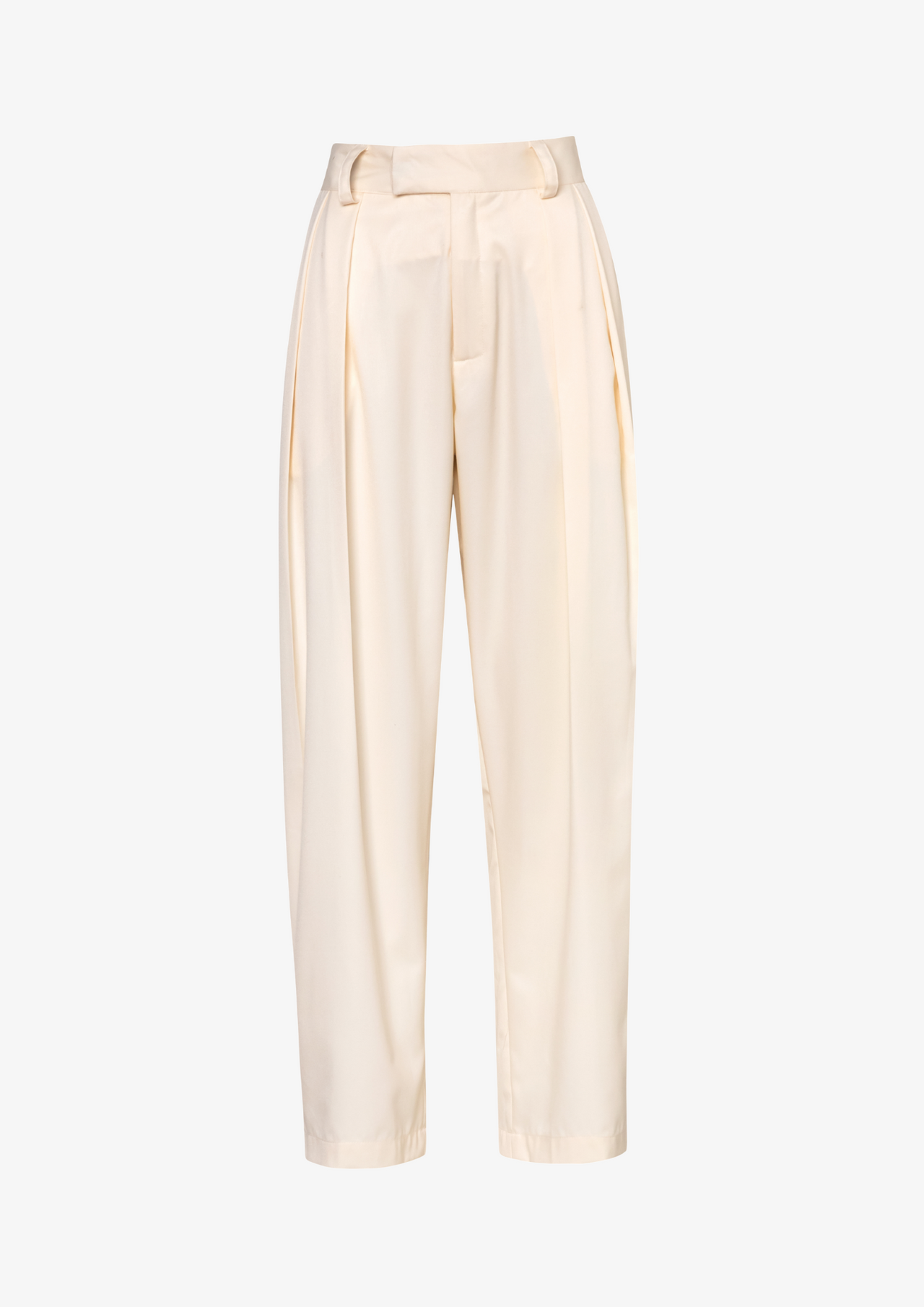 Pleated Trousers in off-white