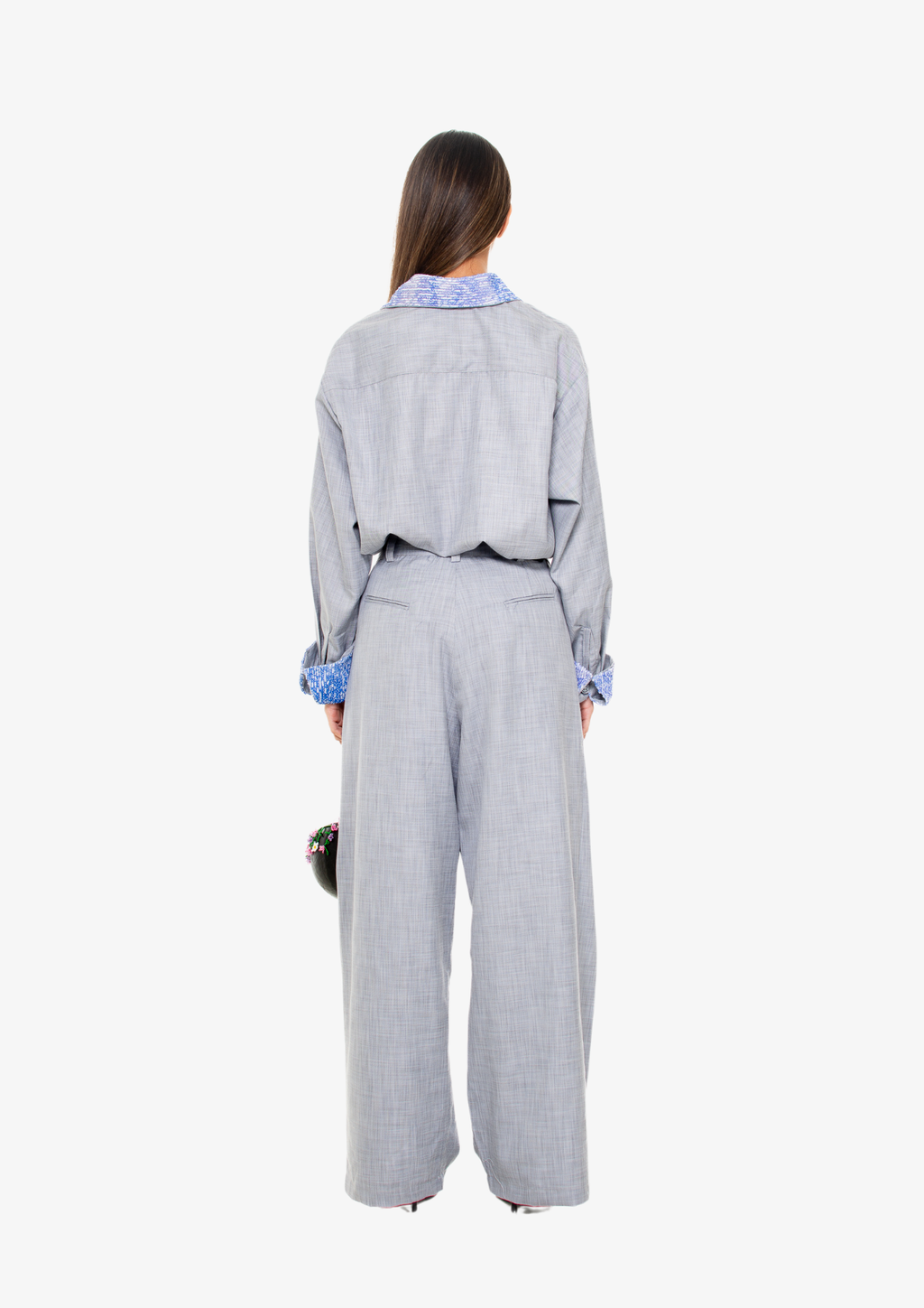 'Office' Pants - Light Gray