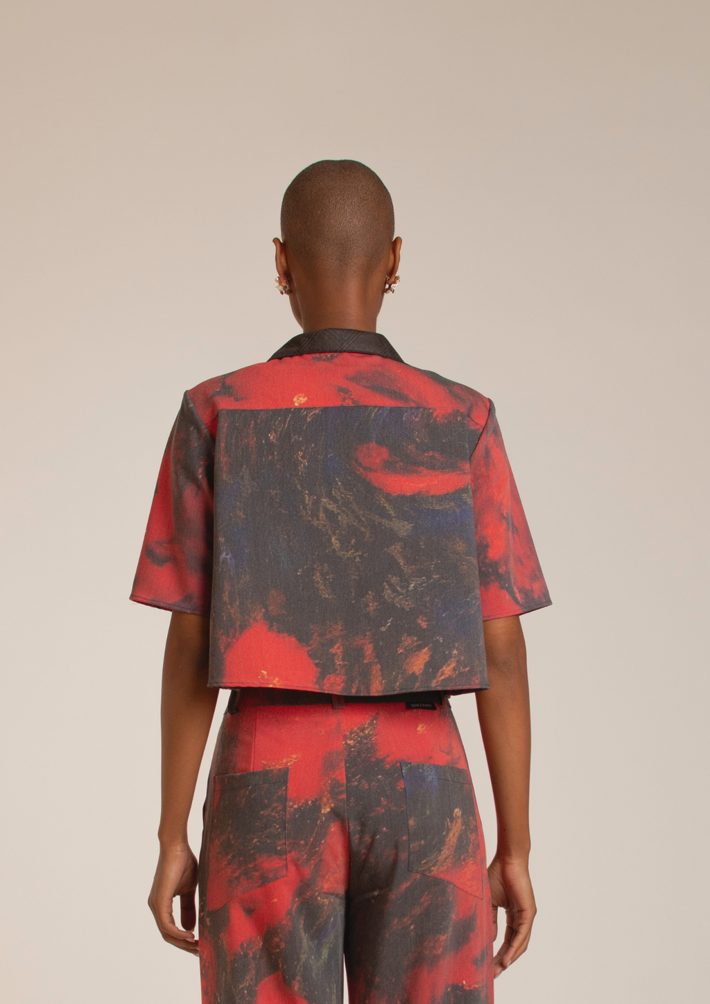 “Red Roses” V-Neck Shirt