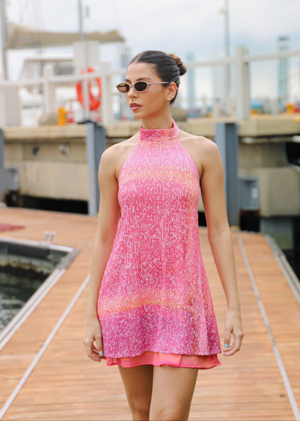 Sequins Mini Dress - Rothko