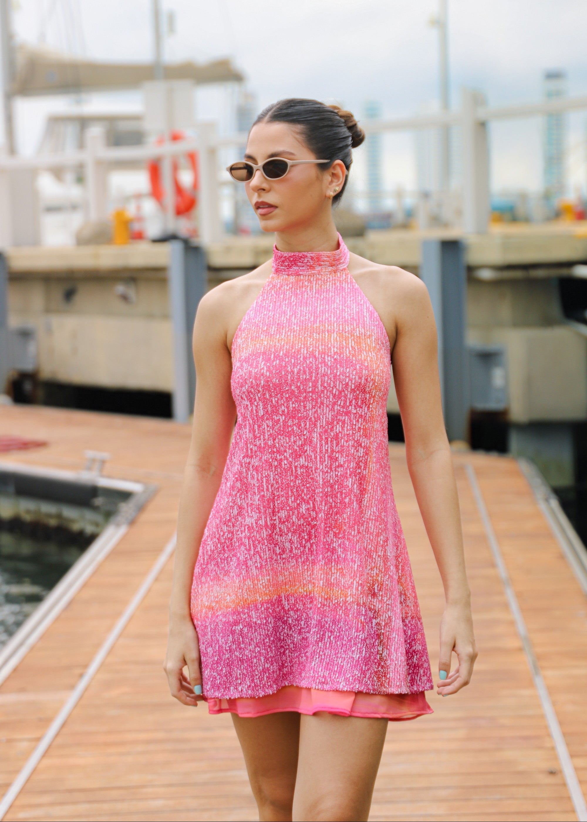 Sequins Mini Dress - Rothko