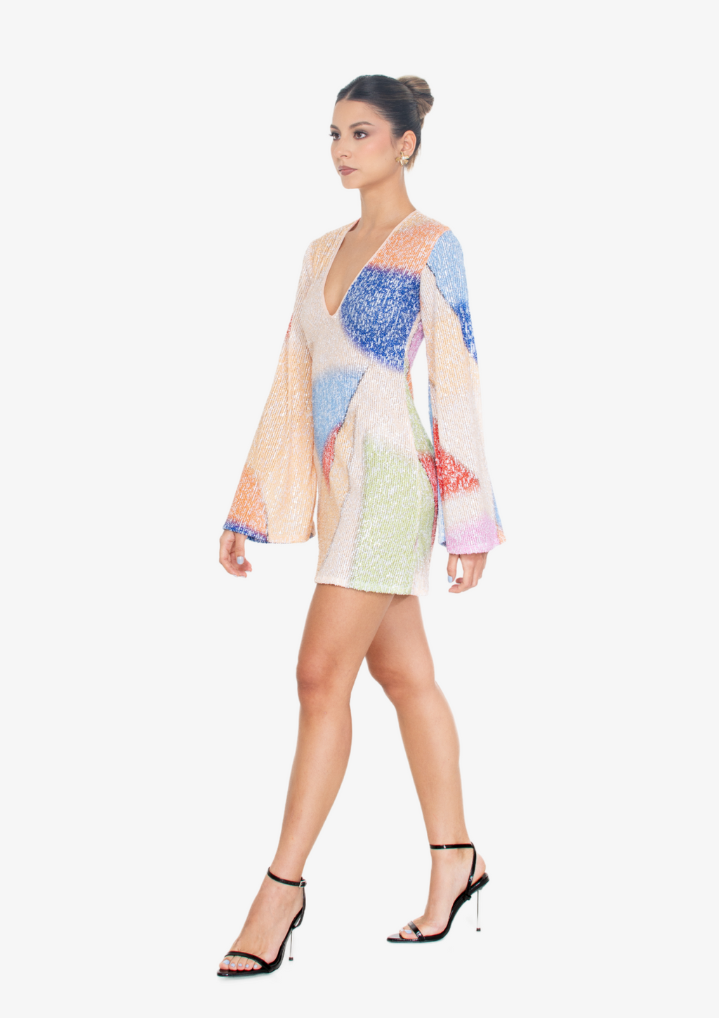 'Figuras' Sequins Mini Dress (Colors)