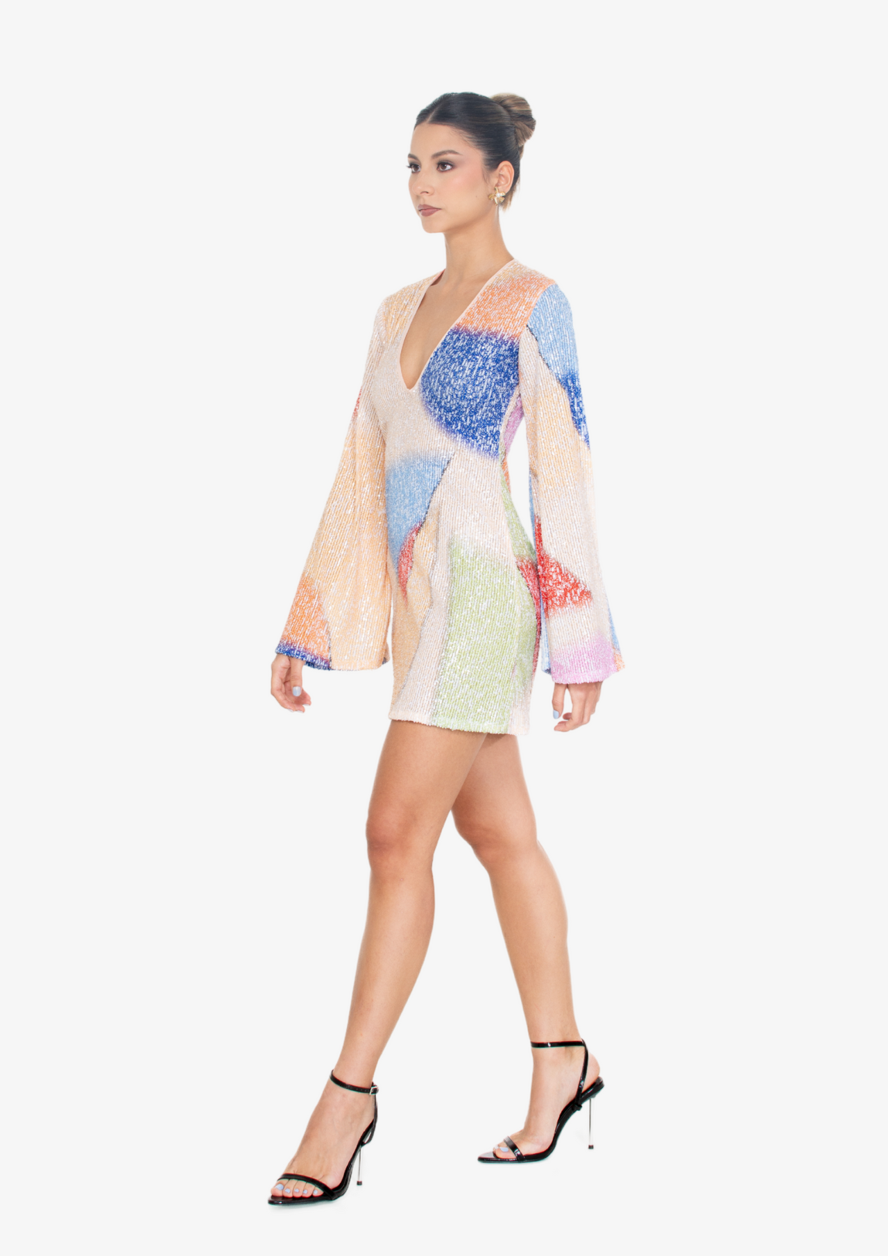 'Figuras' Sequins Mini Dress (Colors)