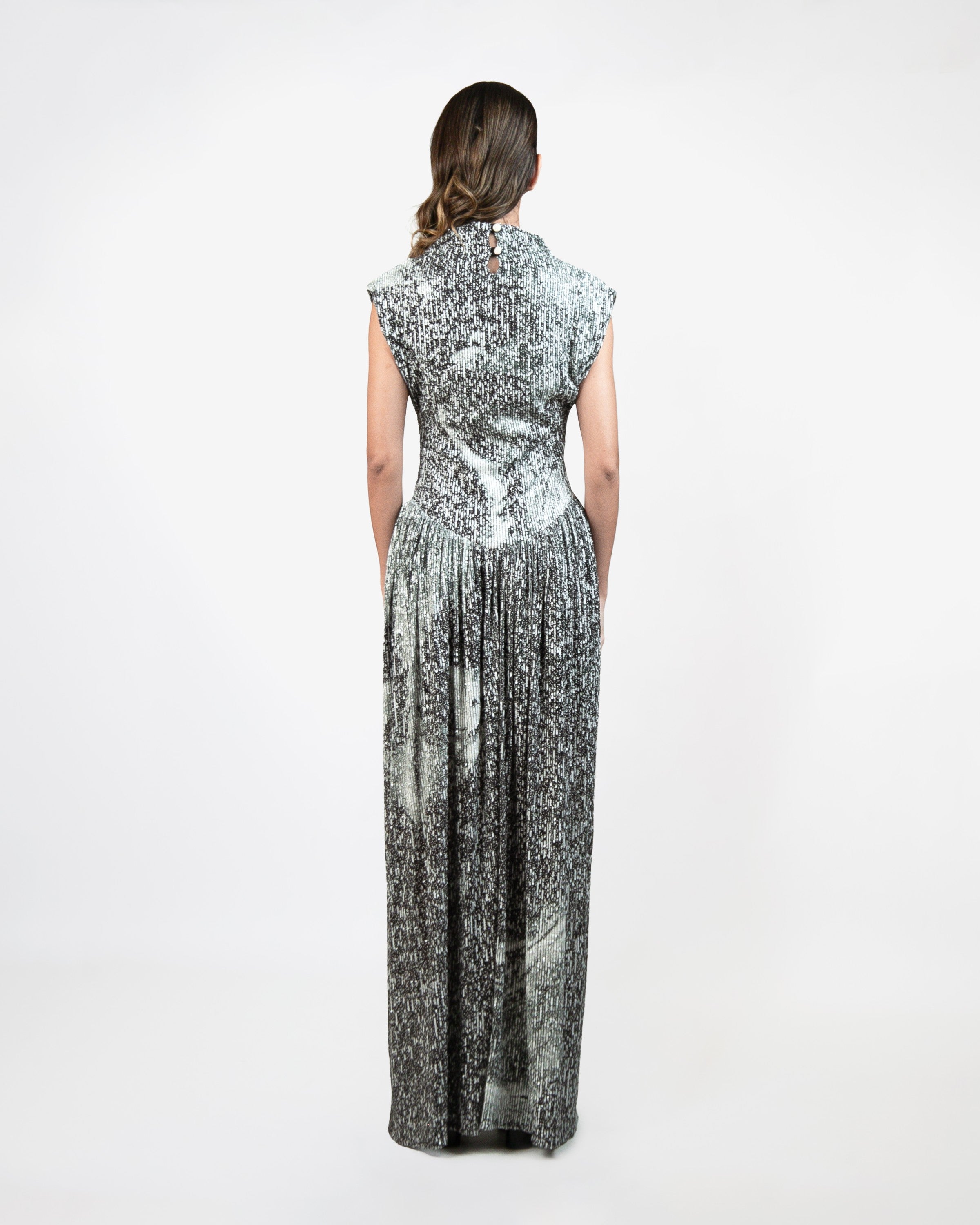 Everybody´s Town B&W Sequins Gown