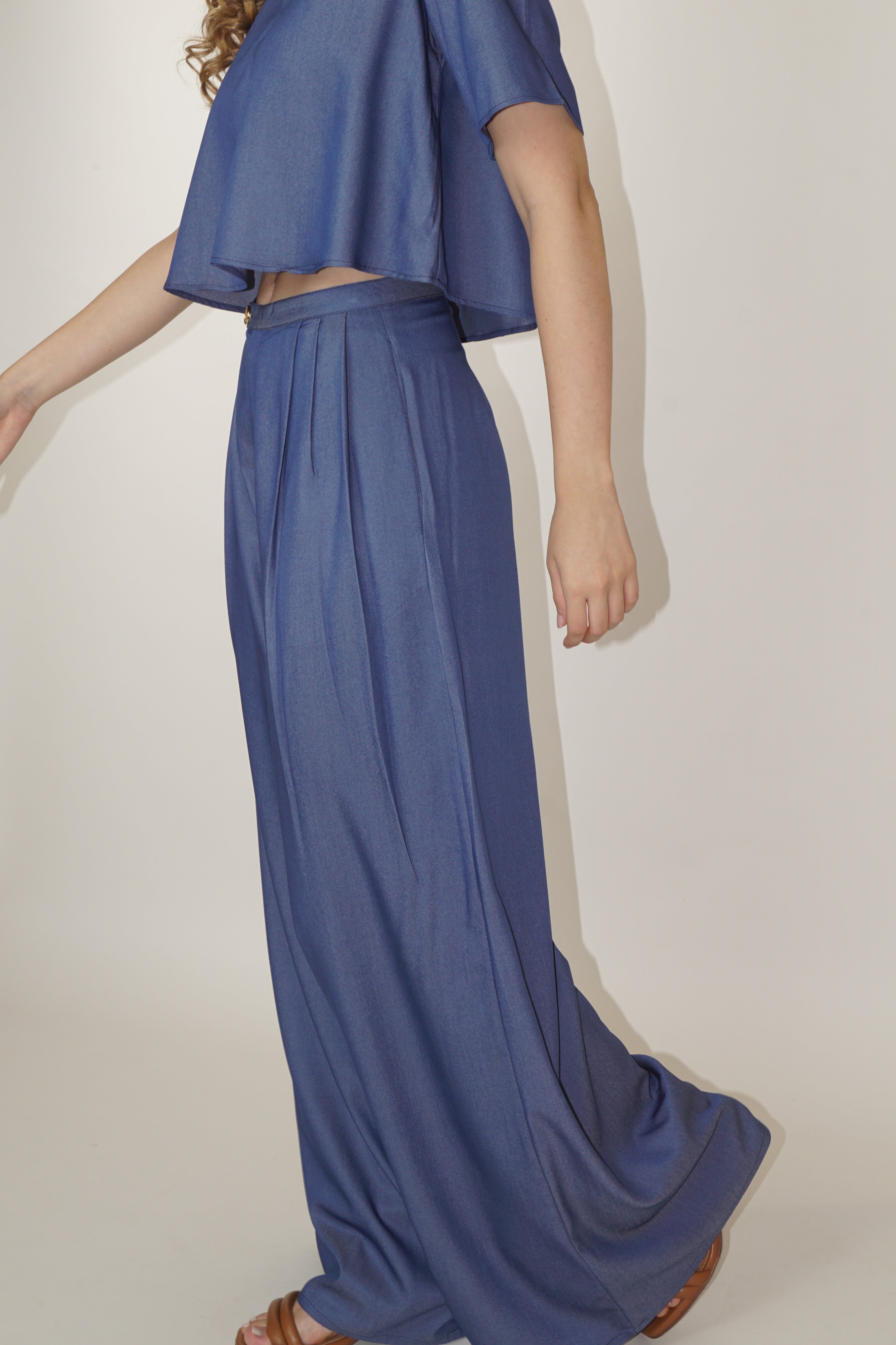 Blue Glide Pants