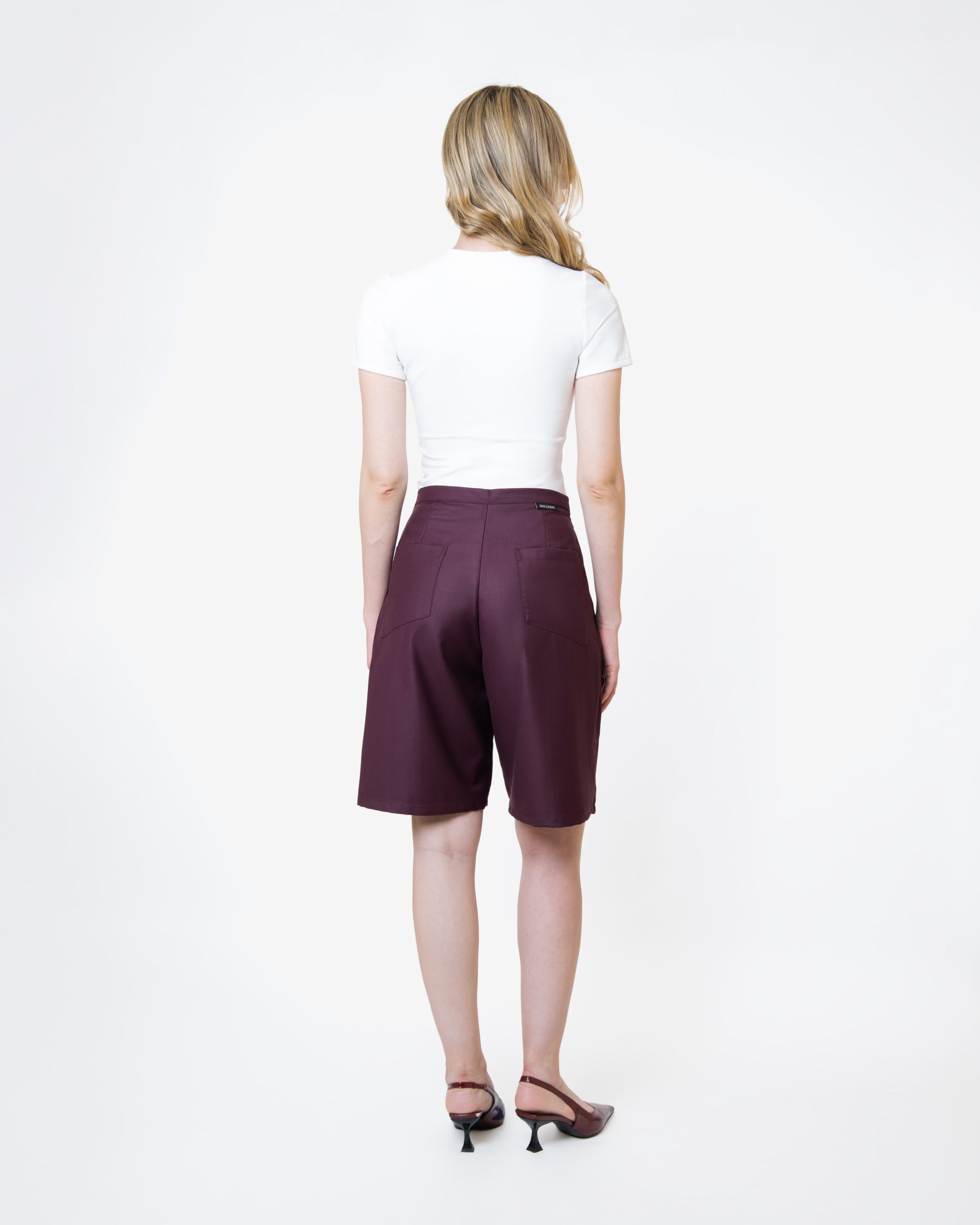 Burgundy Agenda Shorts