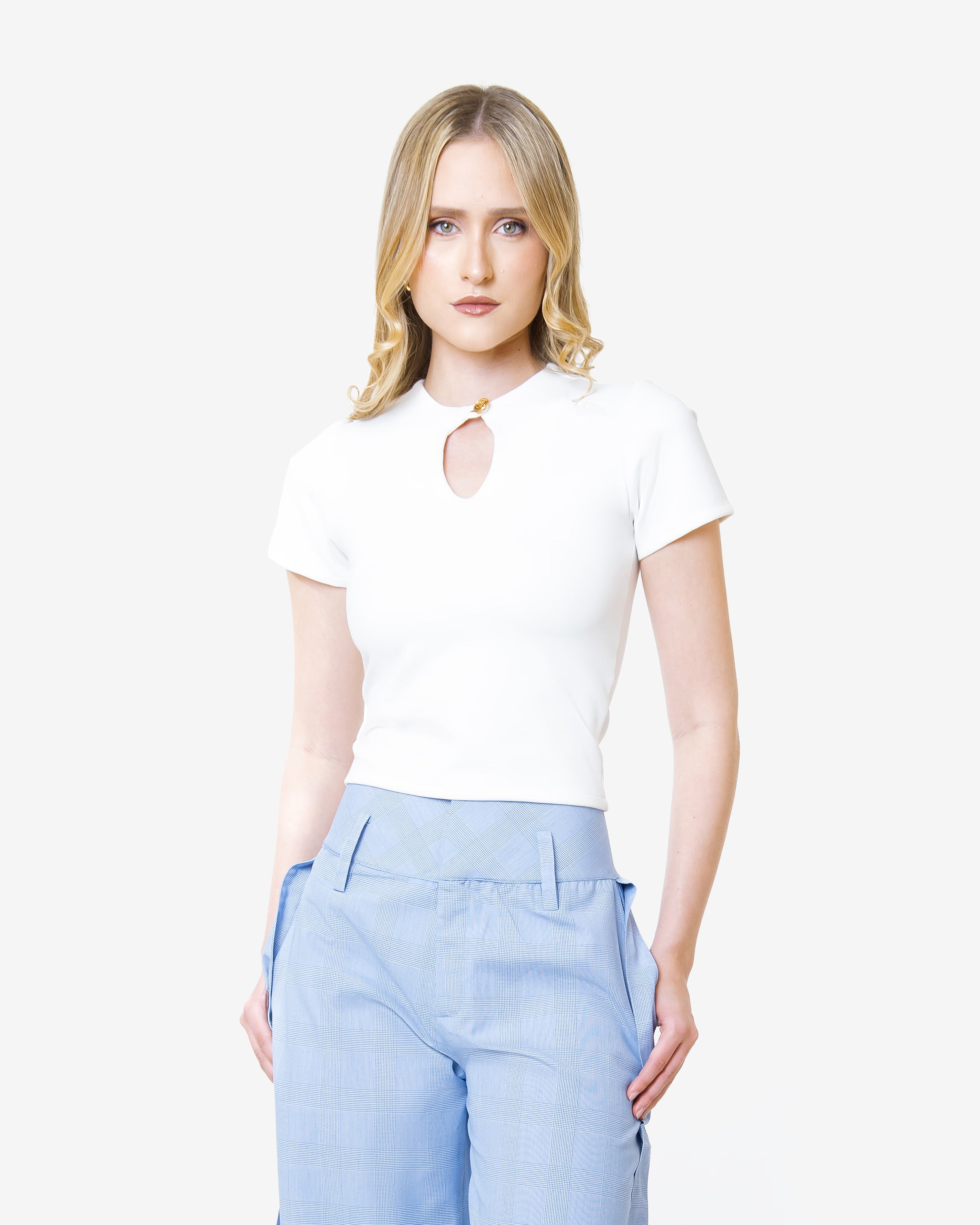 White Base Tee