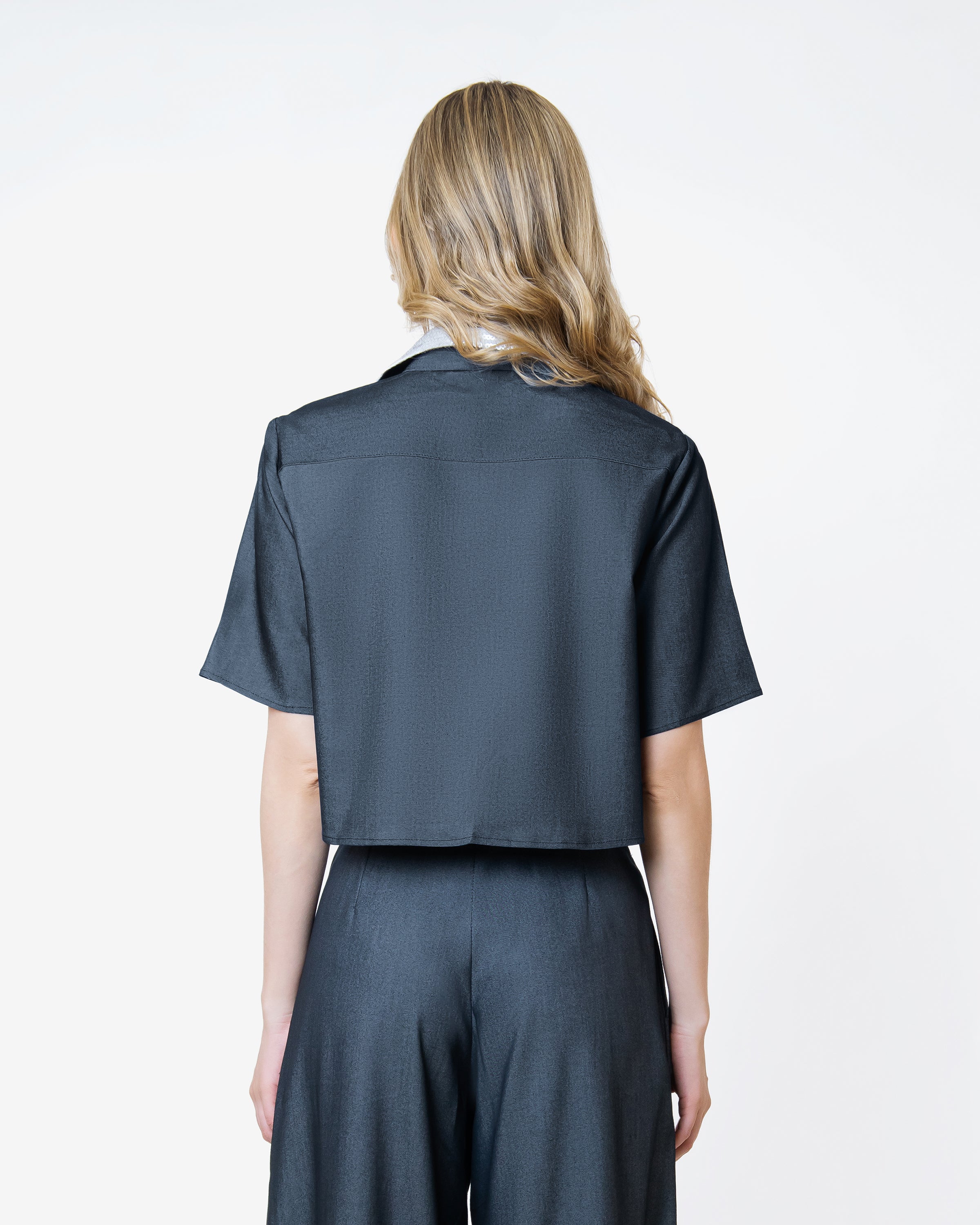 Dark Gray Twist Top