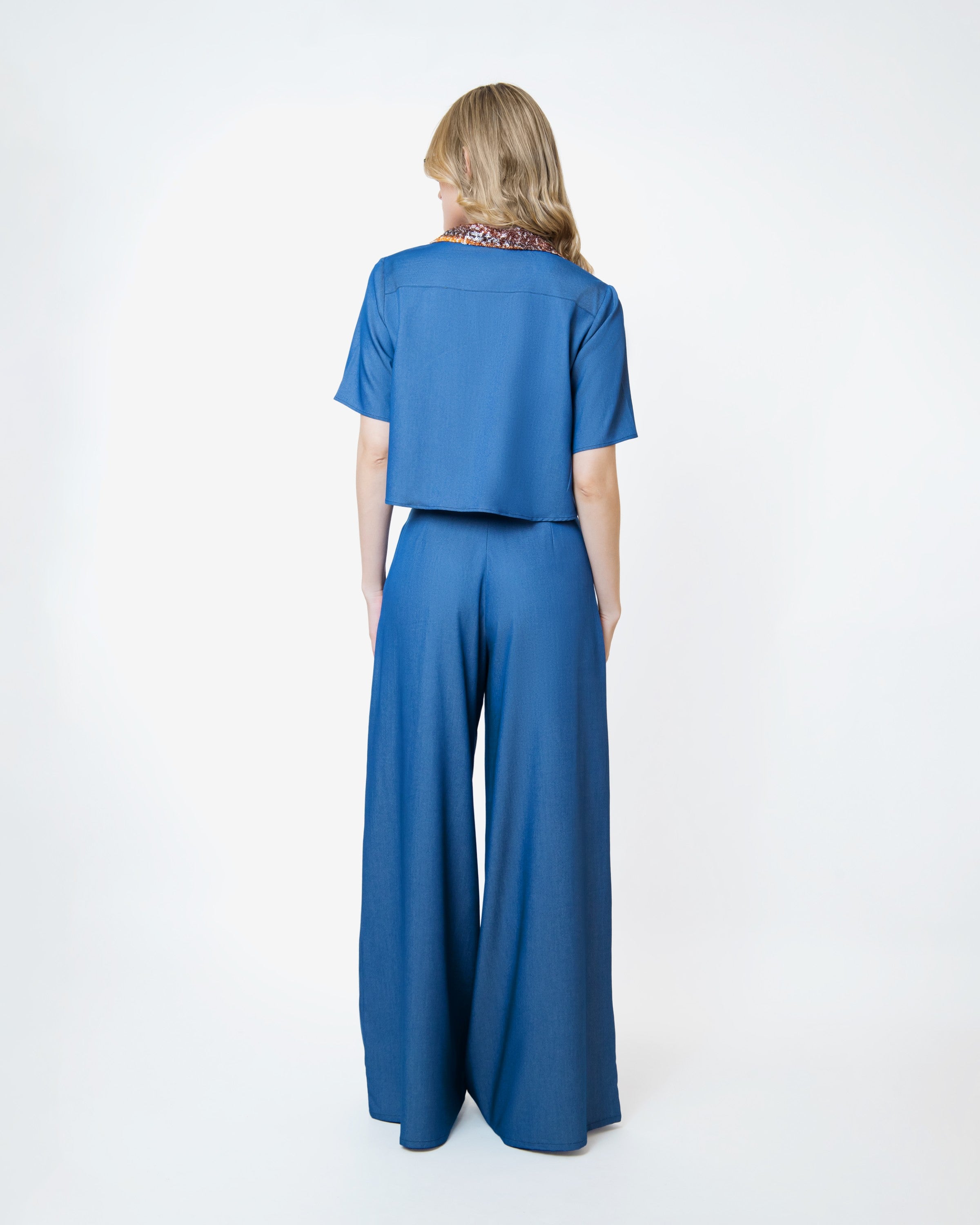 Blue Glide Pants
