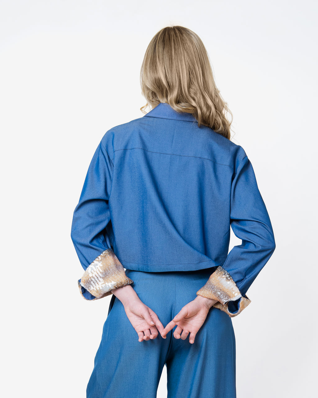 Blue Twist Shirt