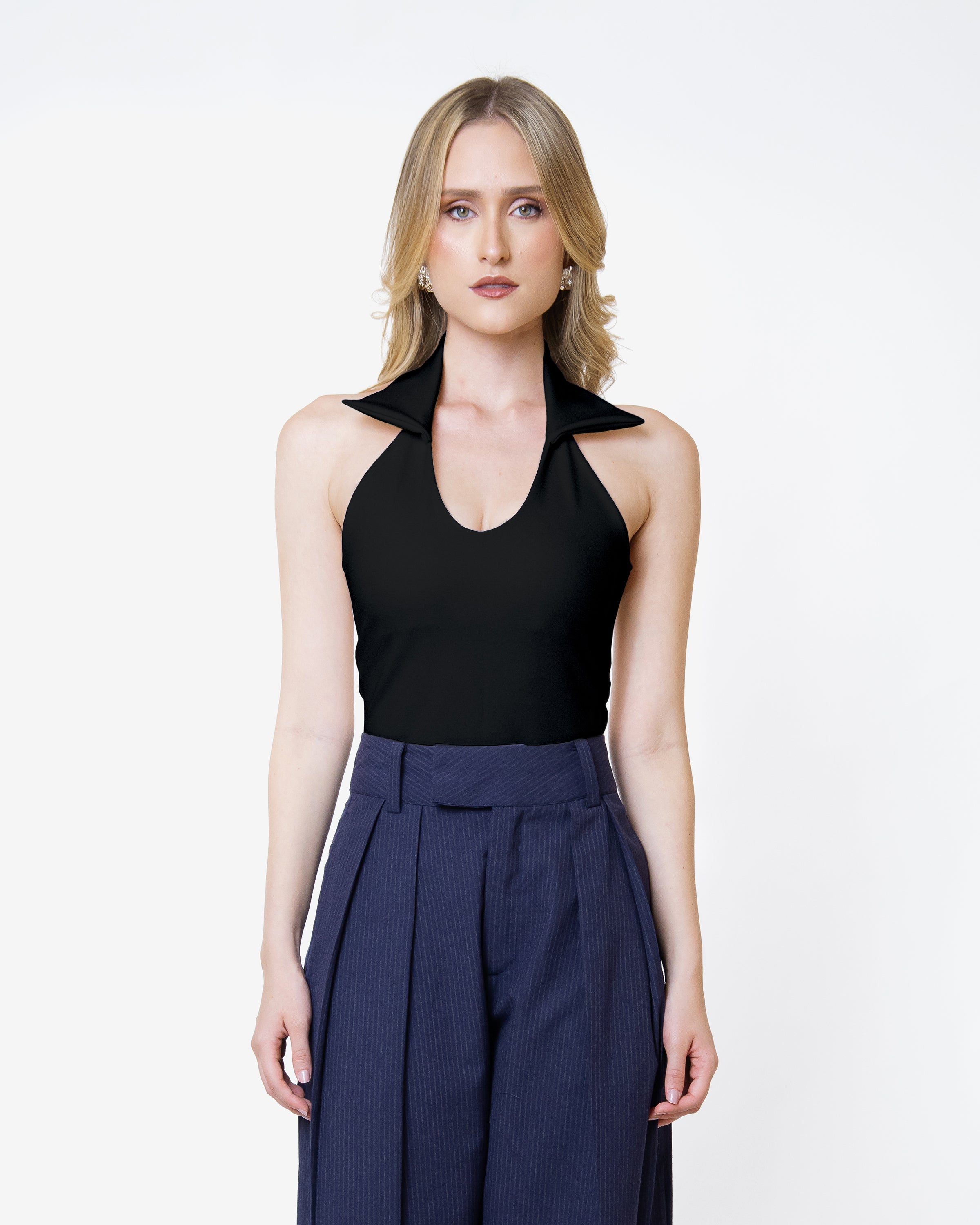 Black Draft Top