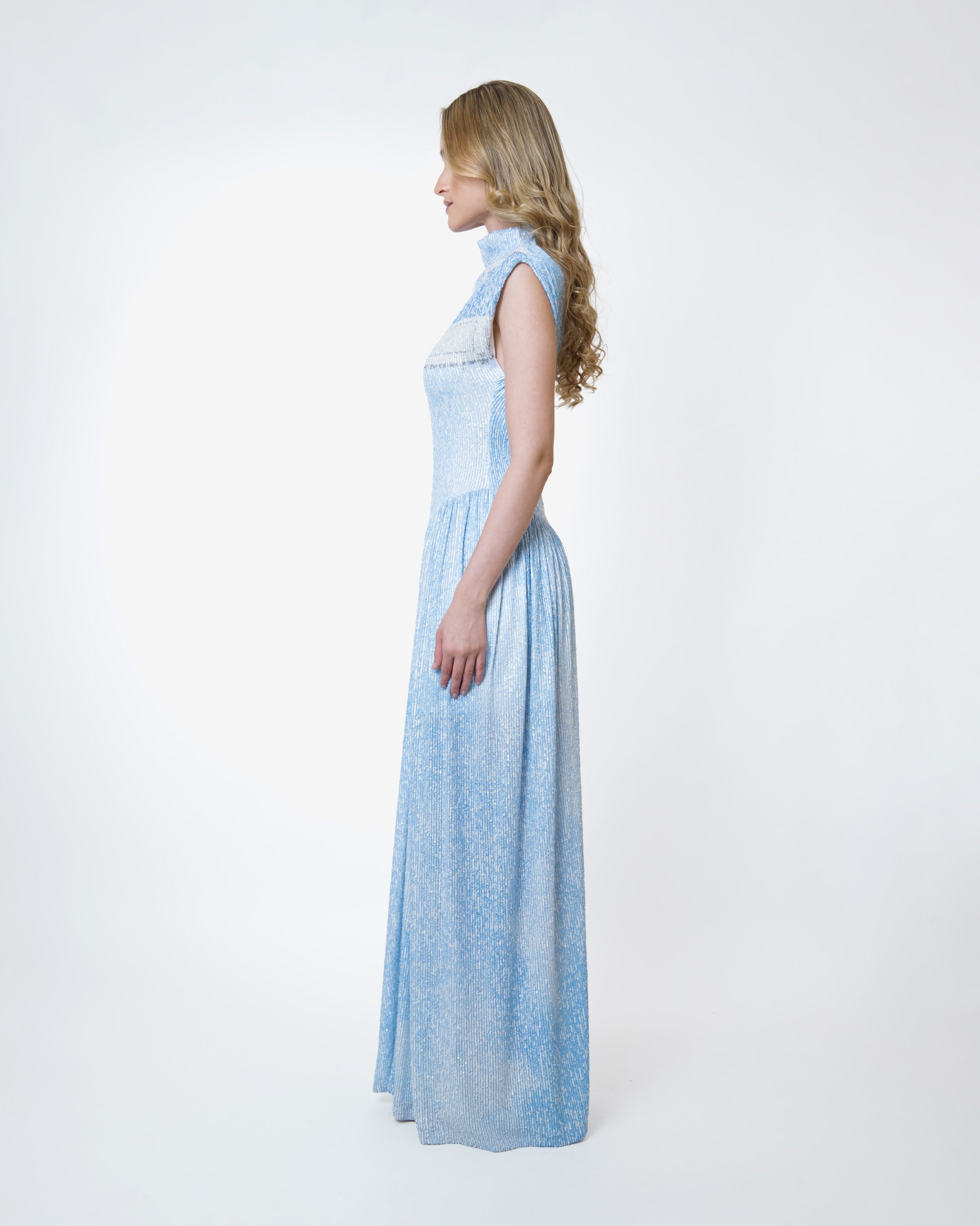 Sky Sequins Gown