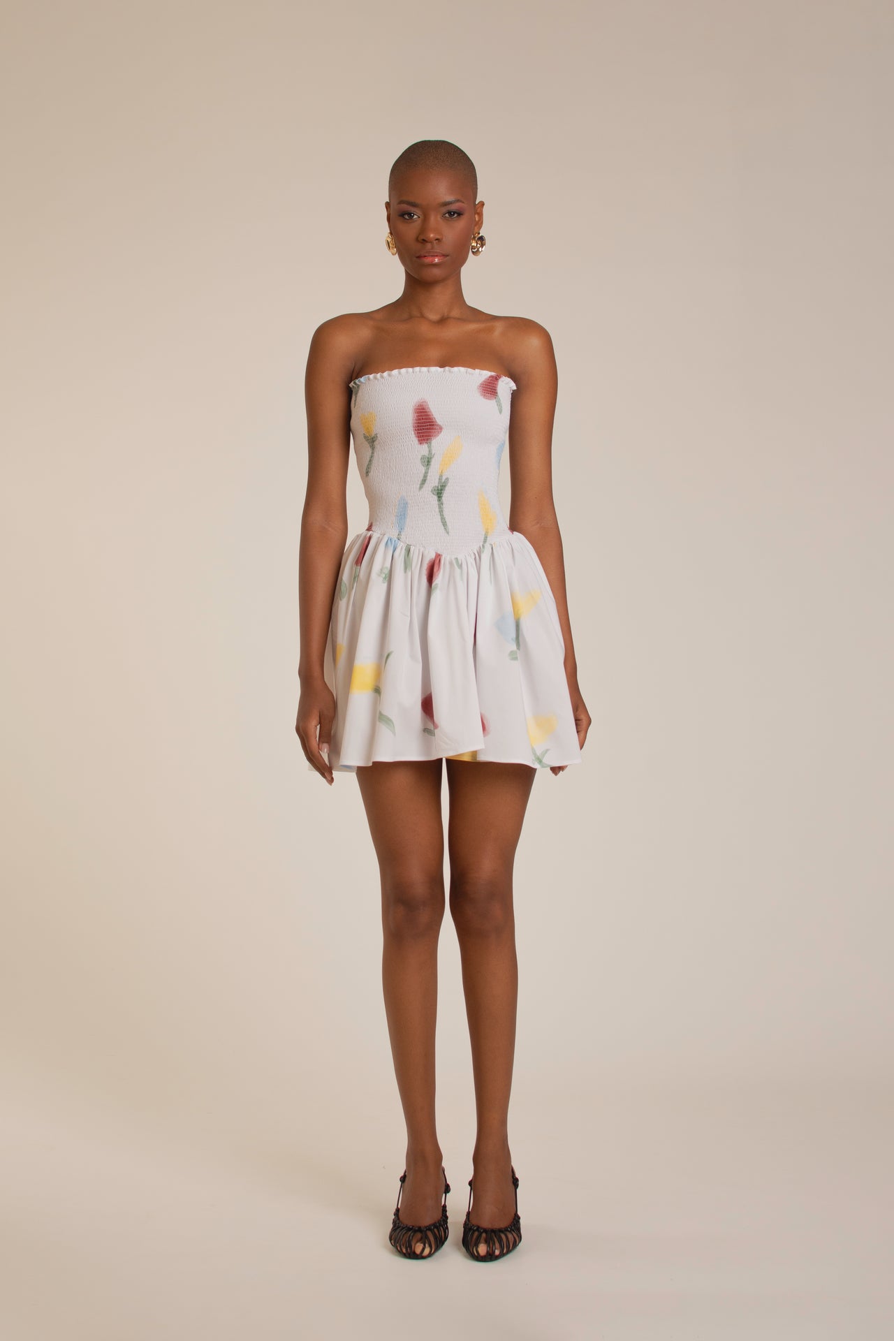 “NRNF” Tube Top Mini Dress