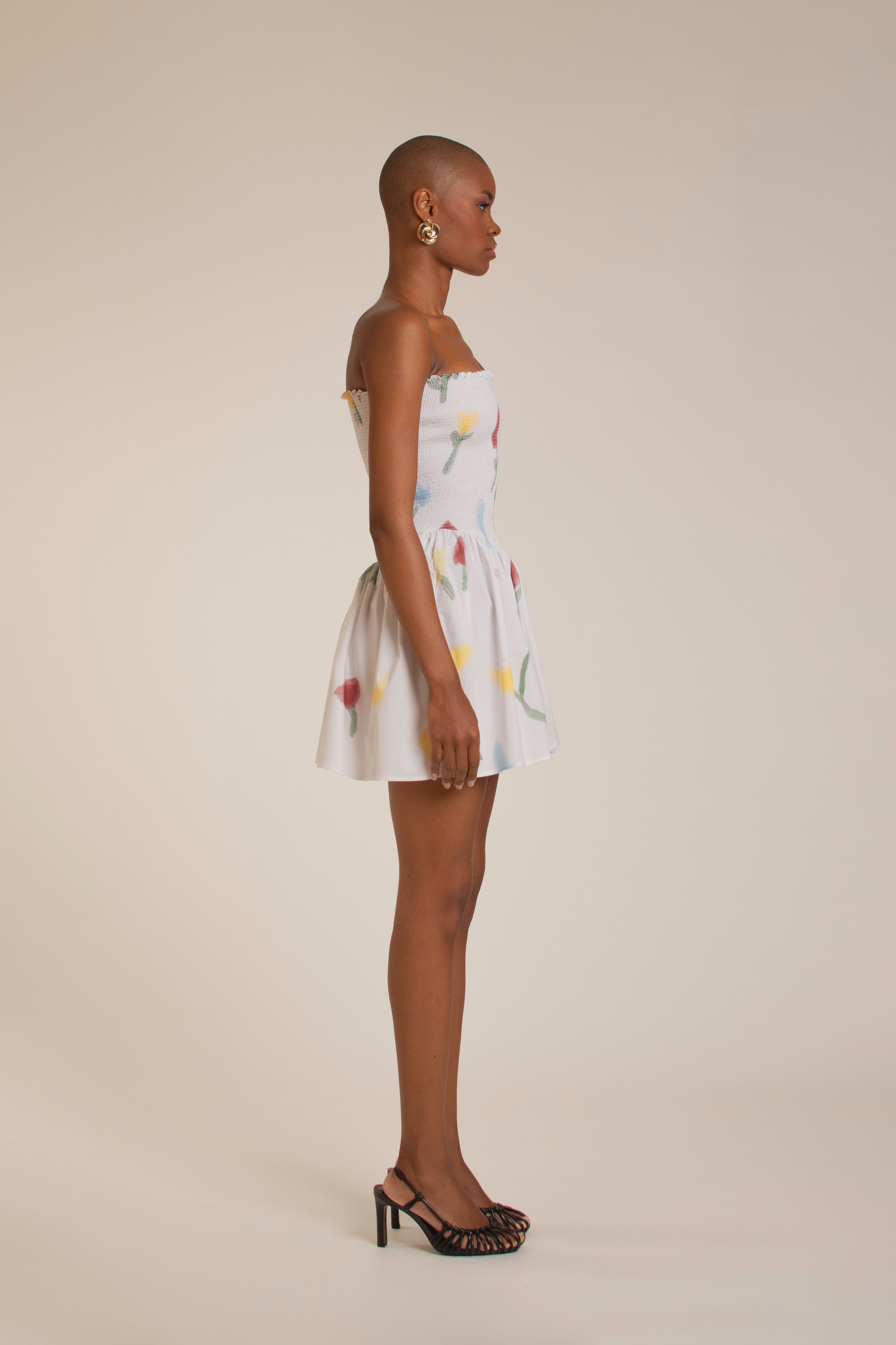 “NRNF” Tube Top Mini Dress