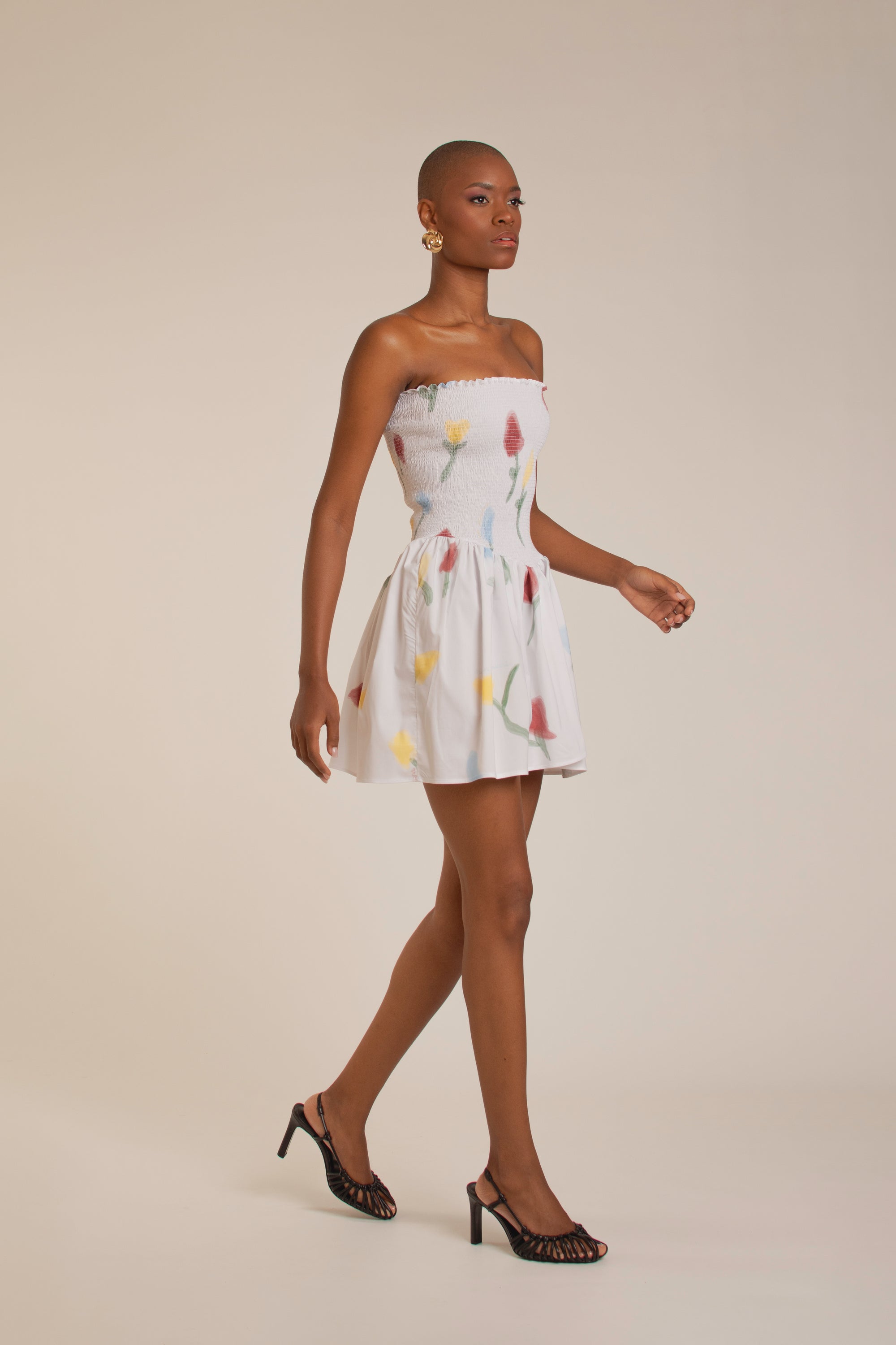 “NRNF” Tube Top Mini Dress