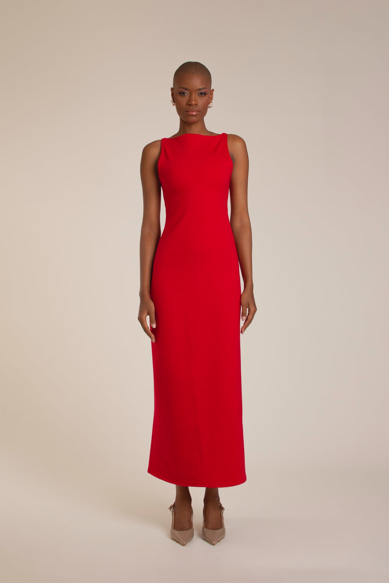 Essential Red Long Dress