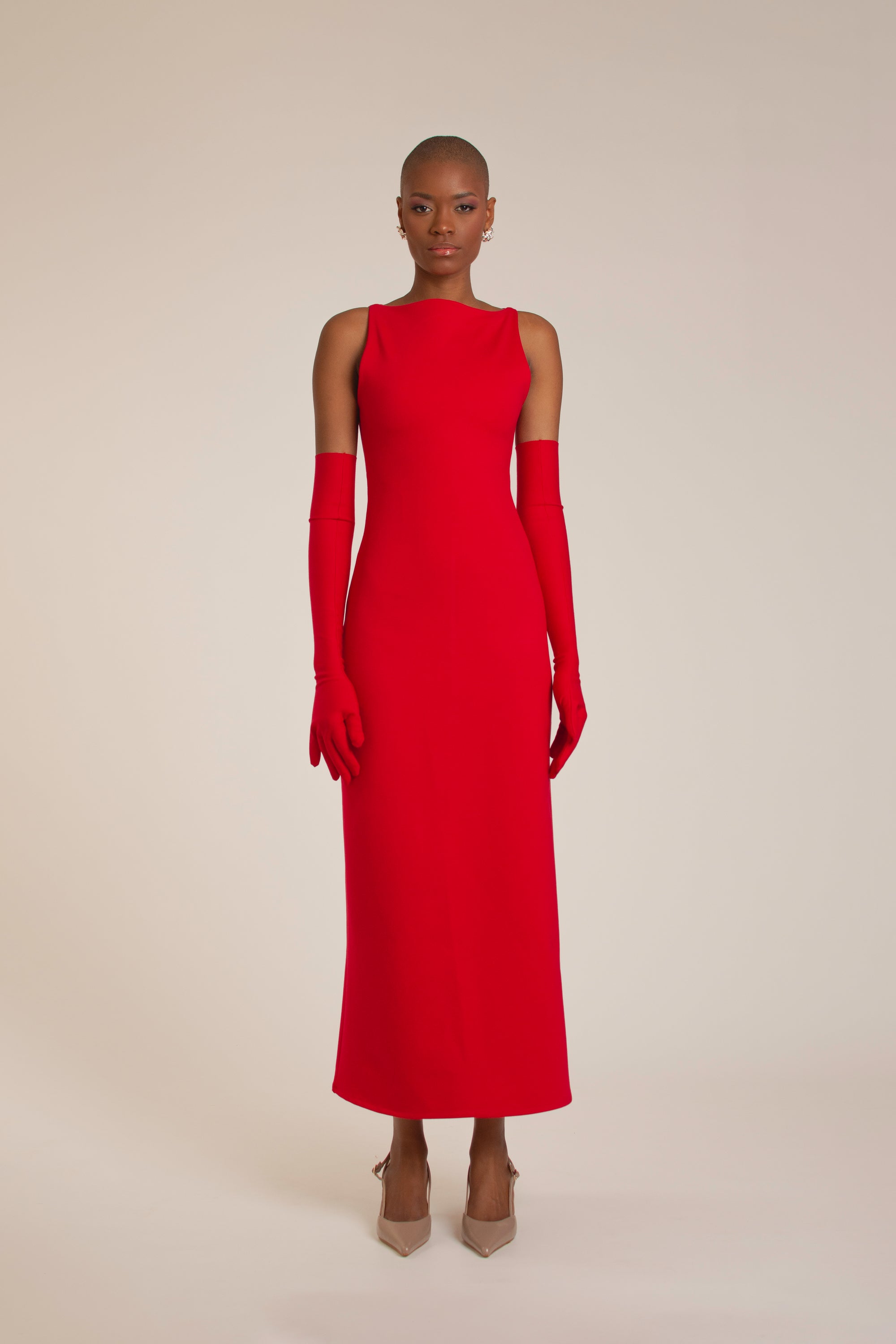 Essential Red Long Dress