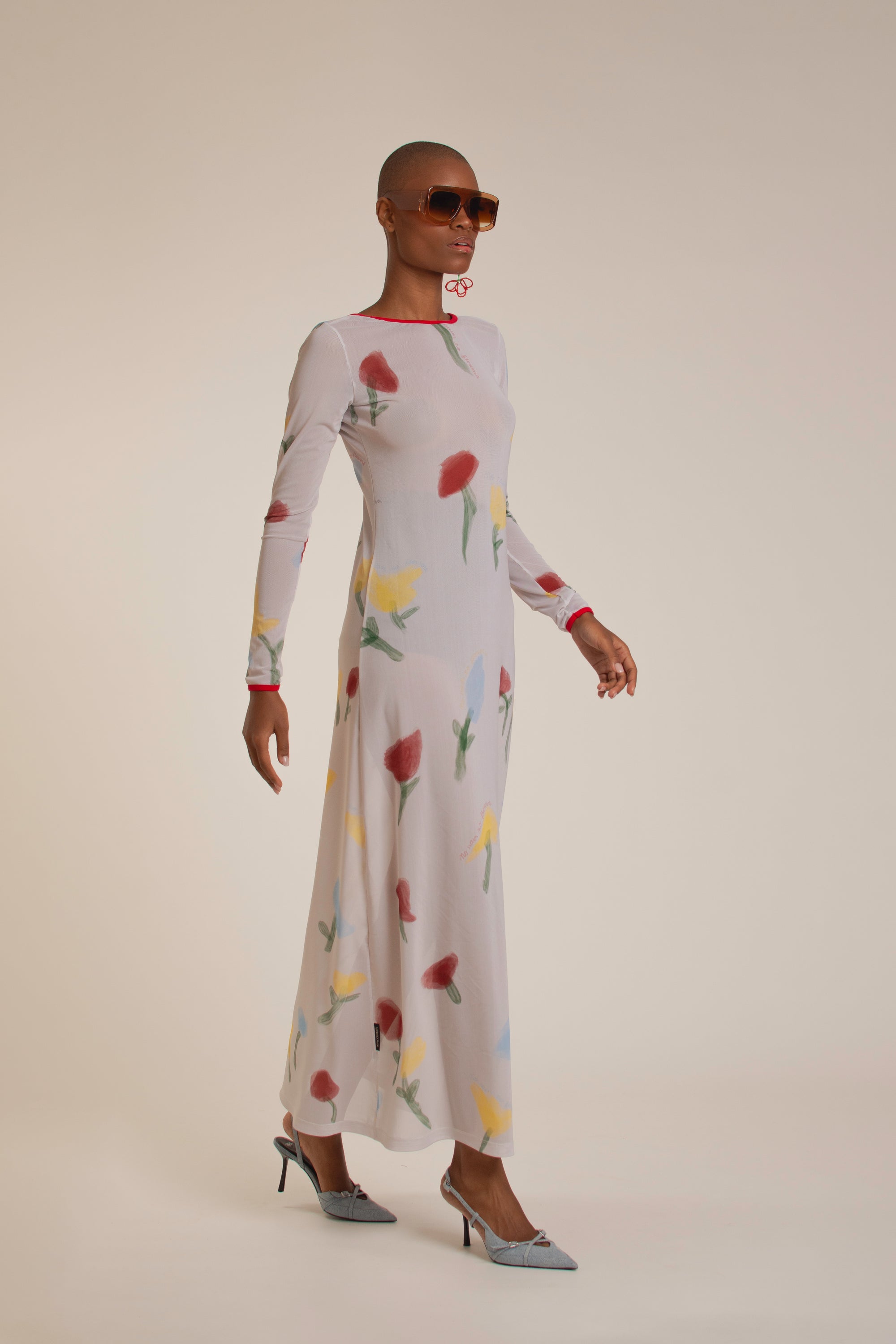 “NRNF” Mesh Dress