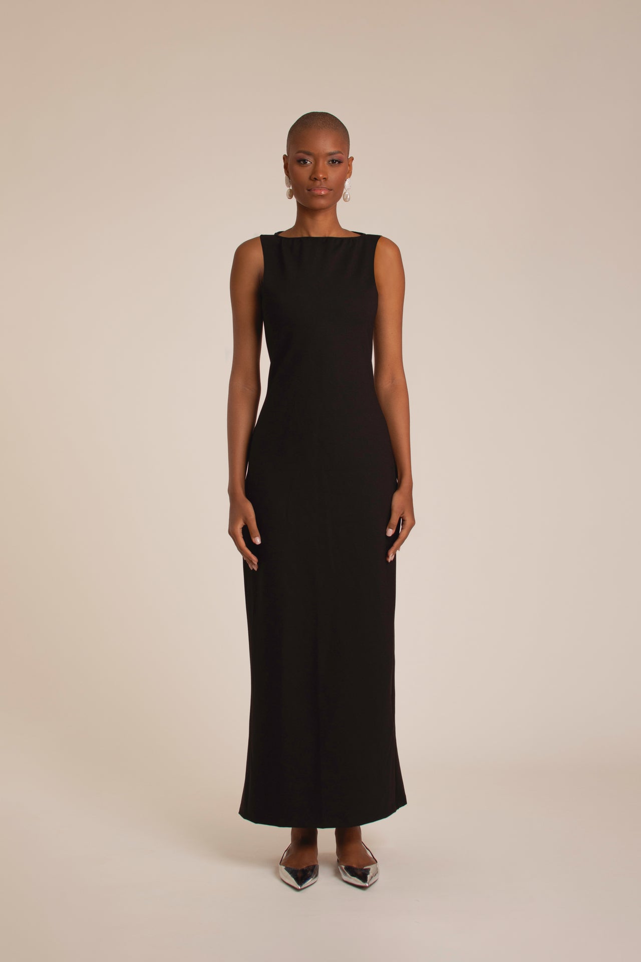 Essential Black Long Dress