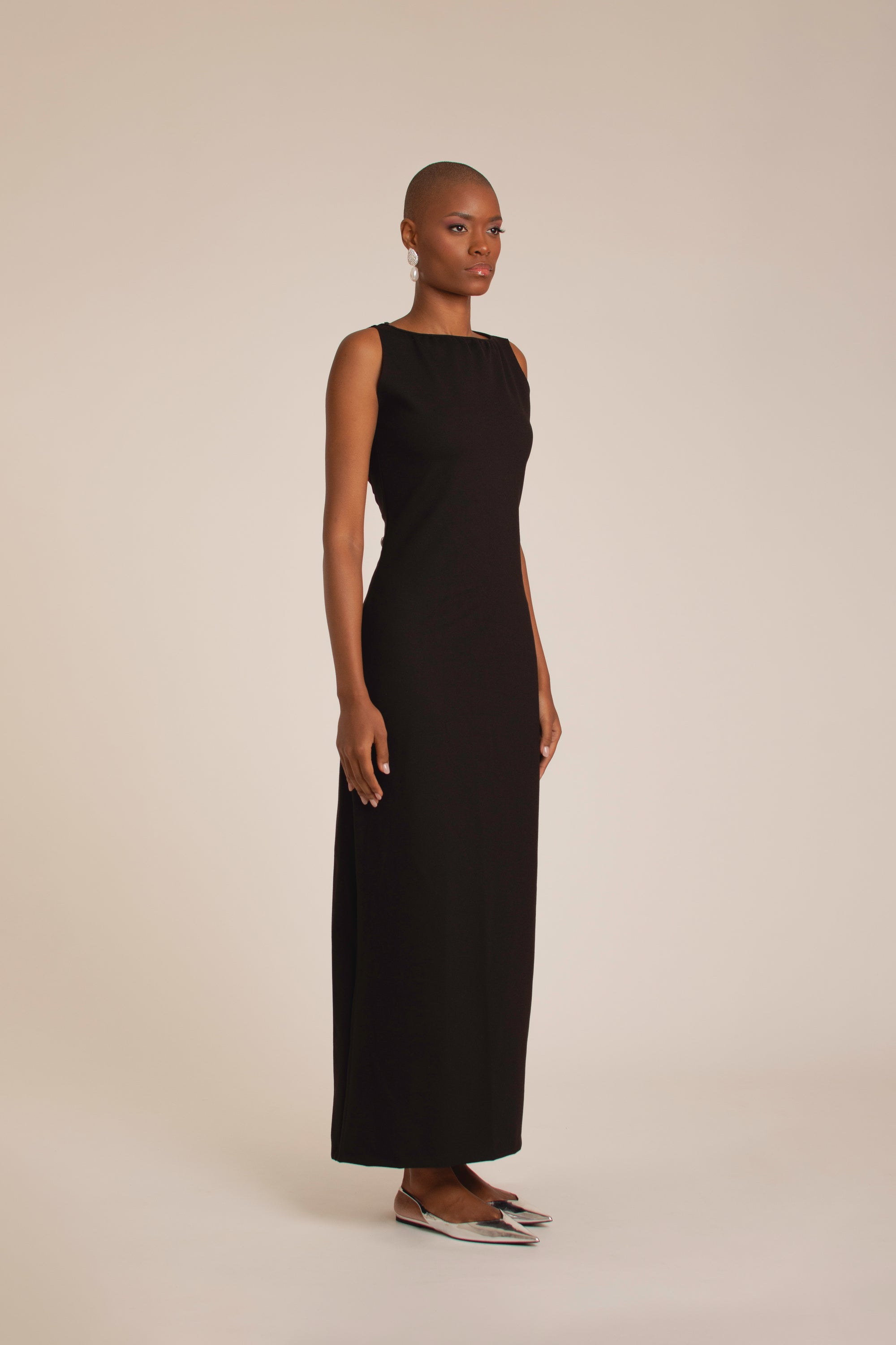 Essential Black Long Dress