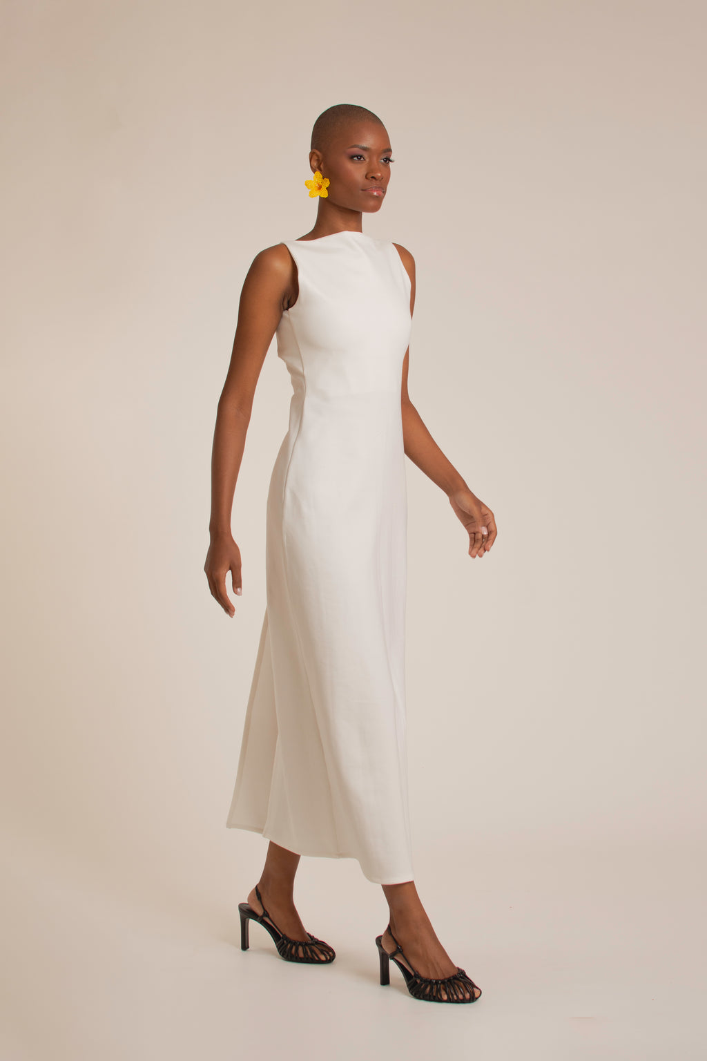 Essential White Long Dress