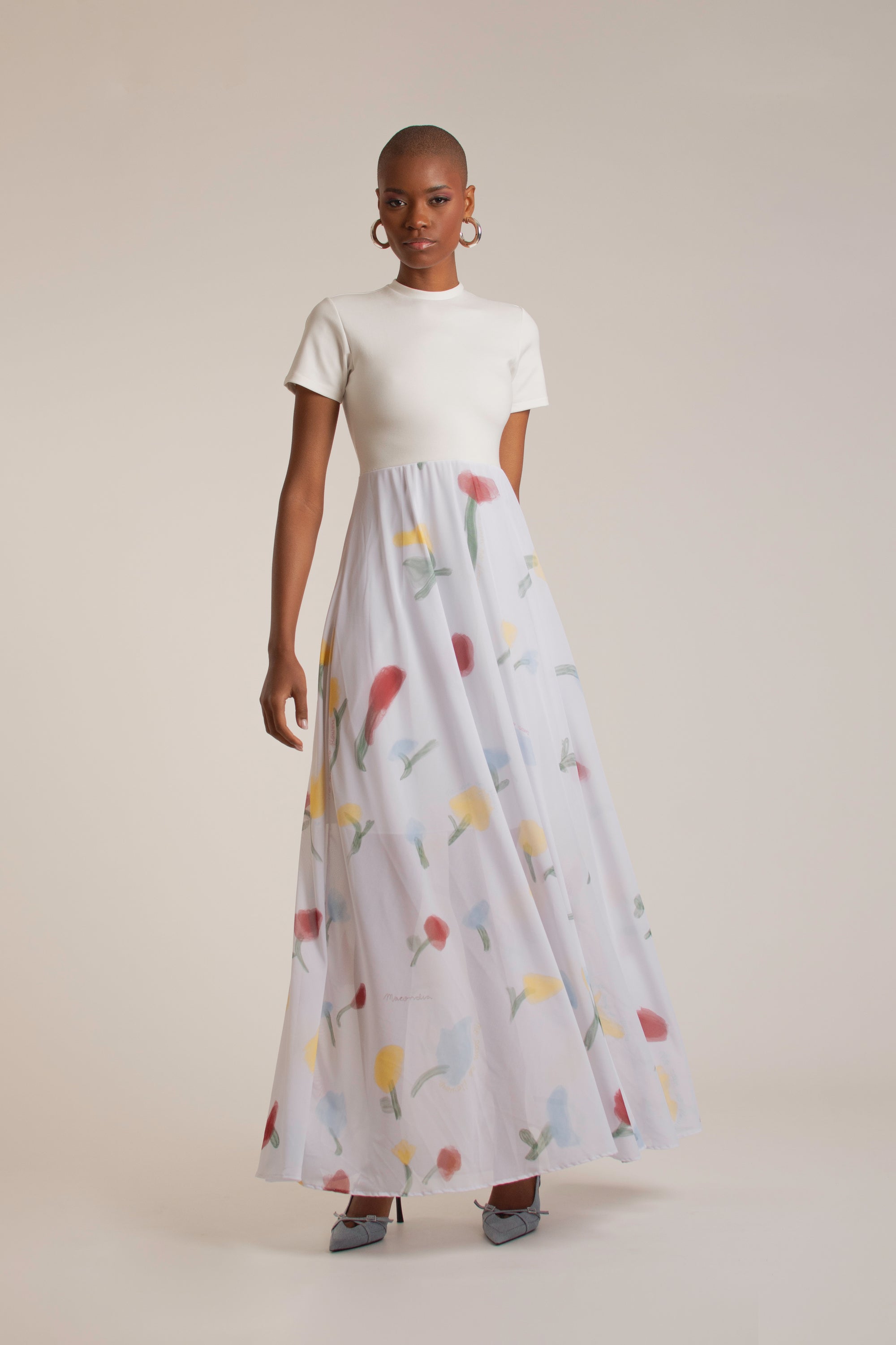 NRNF White Maxi Dress