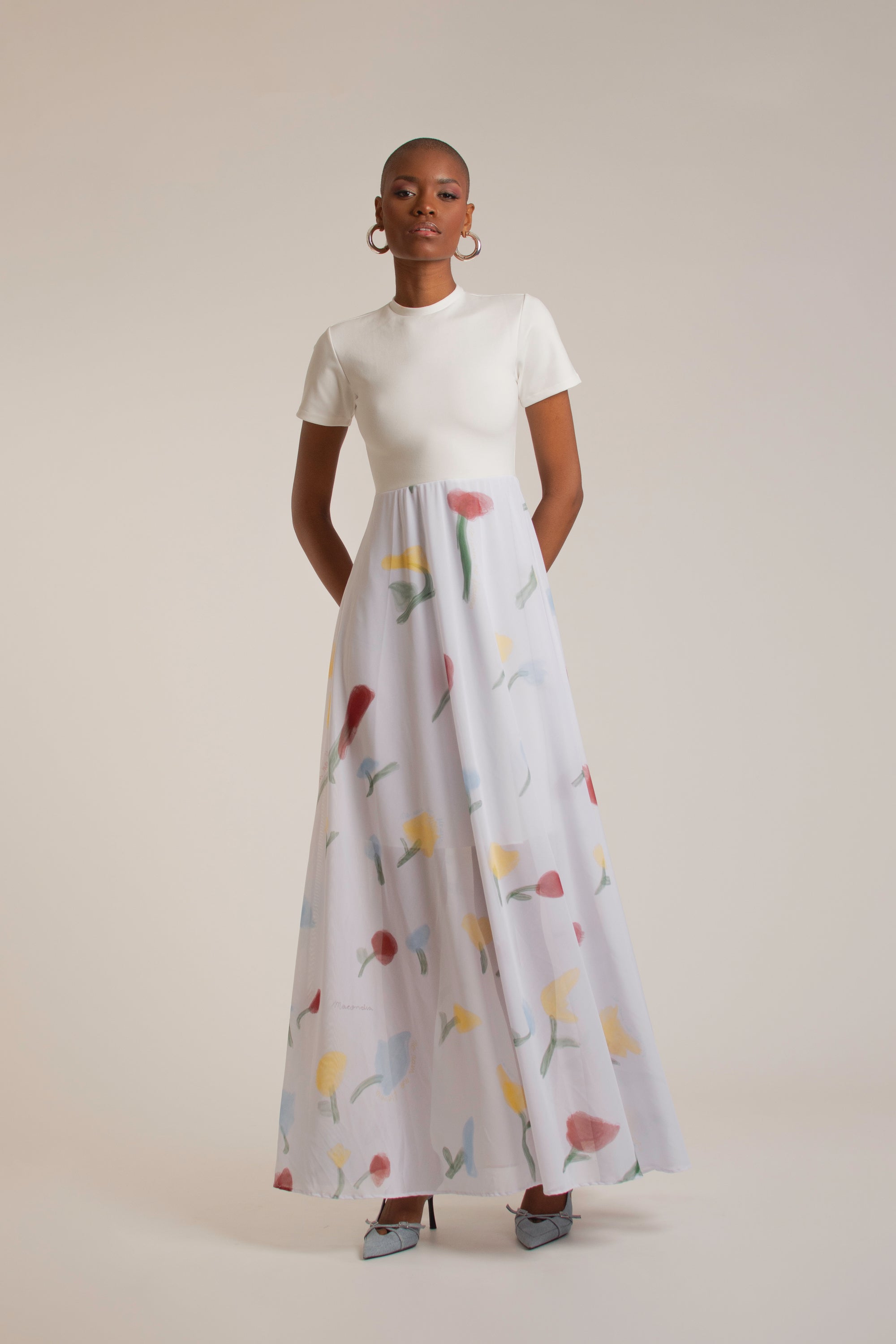 NRNF White Maxi Dress