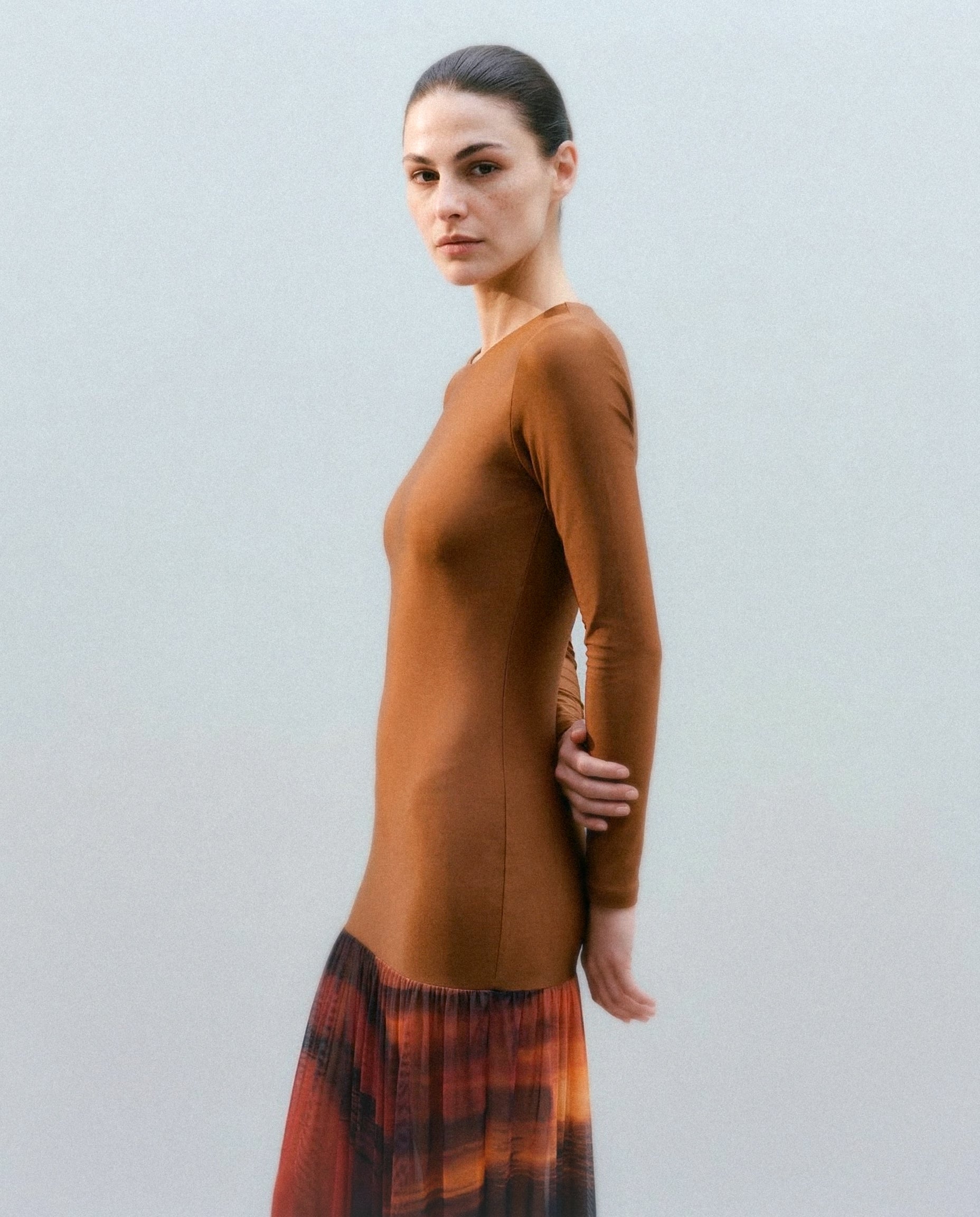 Drop Waist Fitted Dress