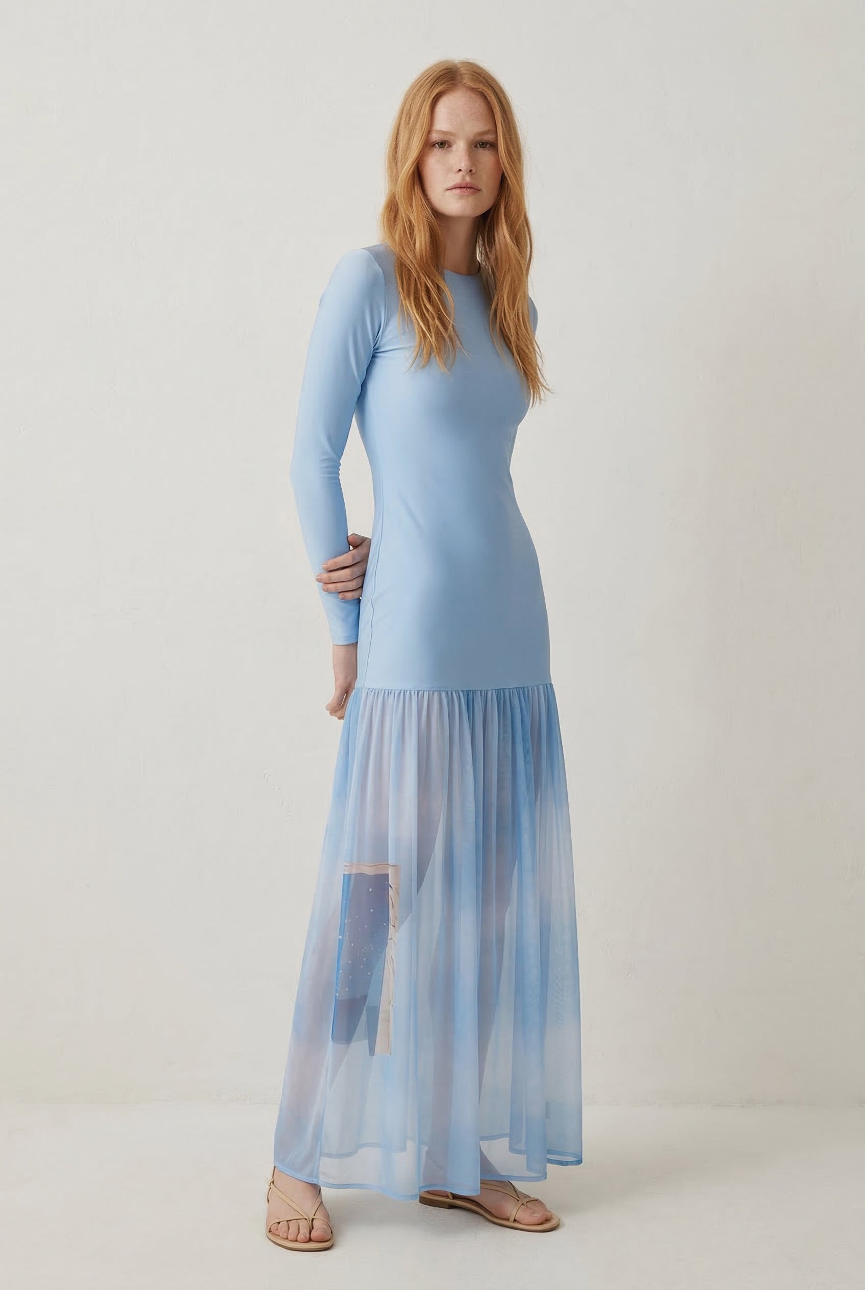 Drop Waist Fitted Dress