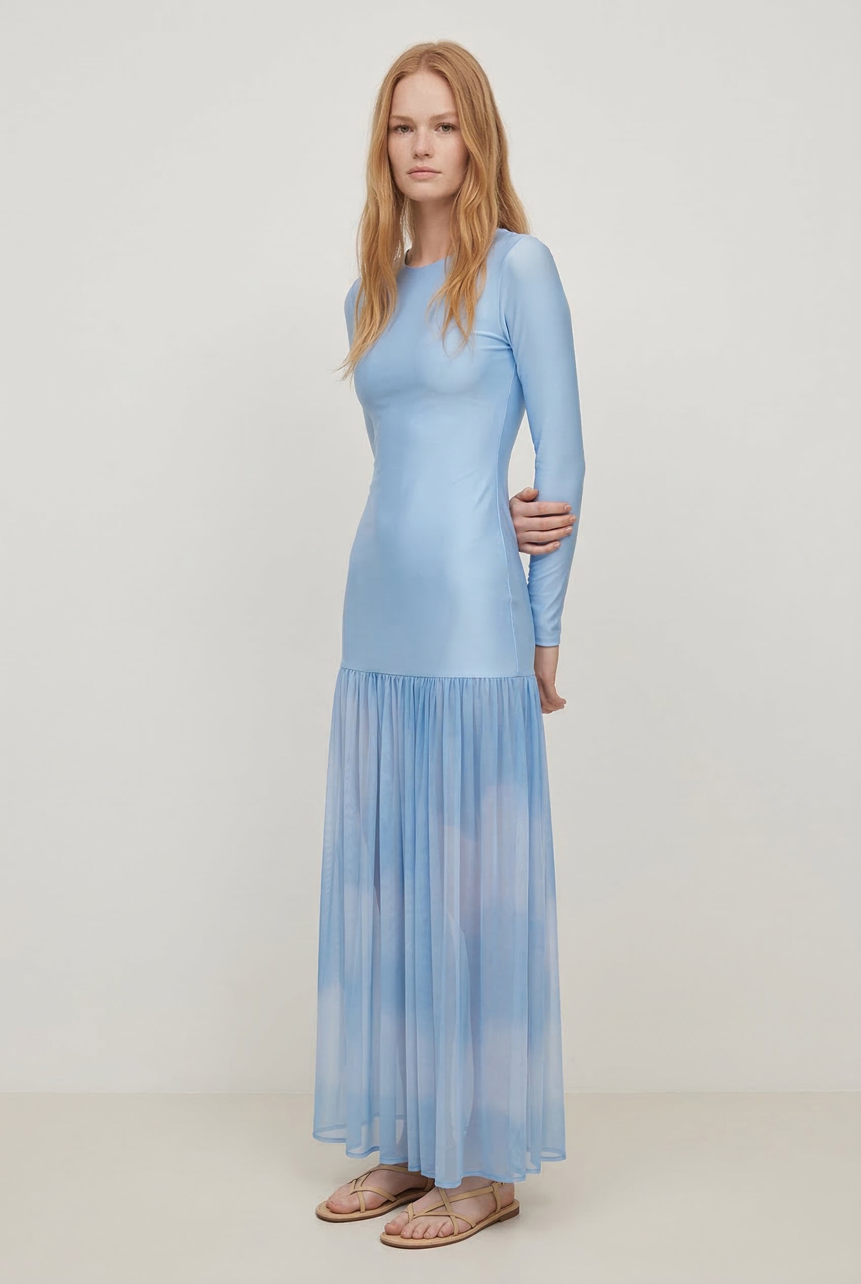 Drop Waist Fitted Dress