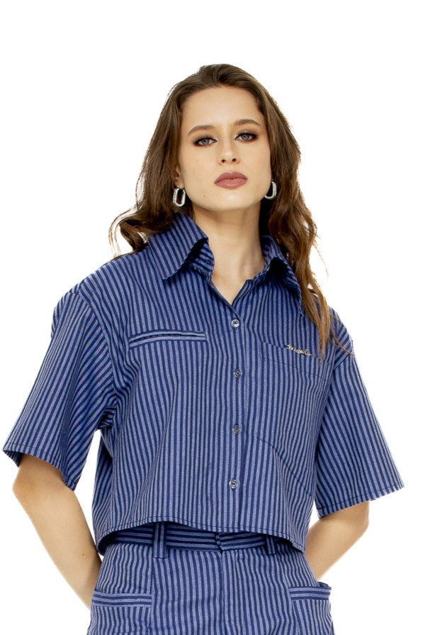 Premium Blue Stripes Shirt