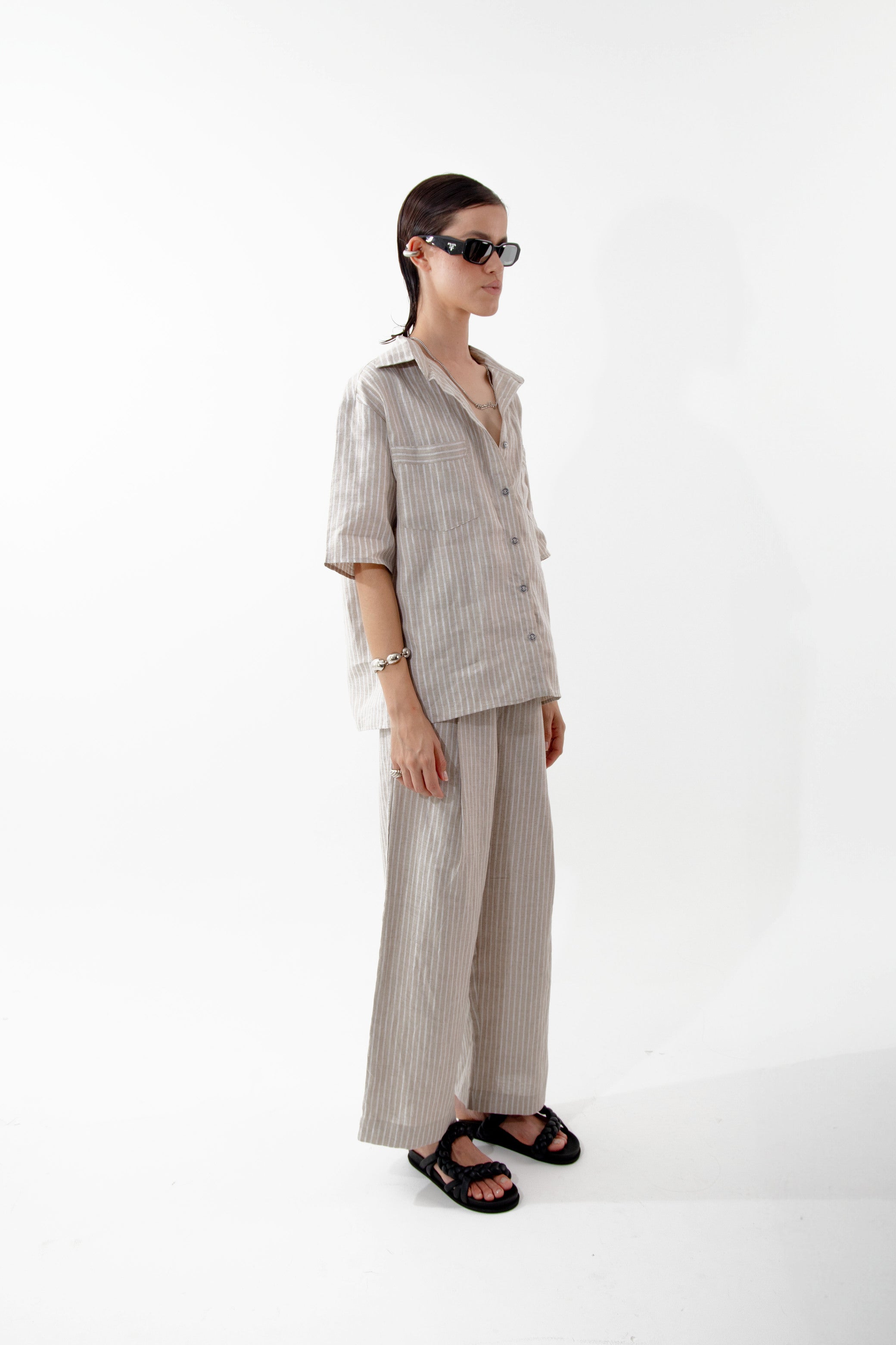 THE WHITE STRIPES HEMP SHIRT