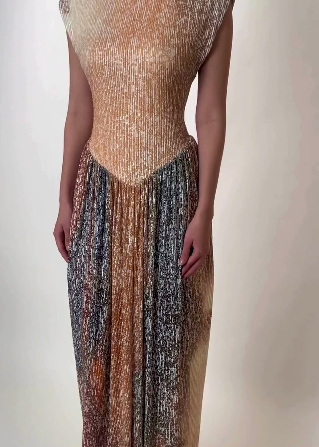 October Sequins Gown