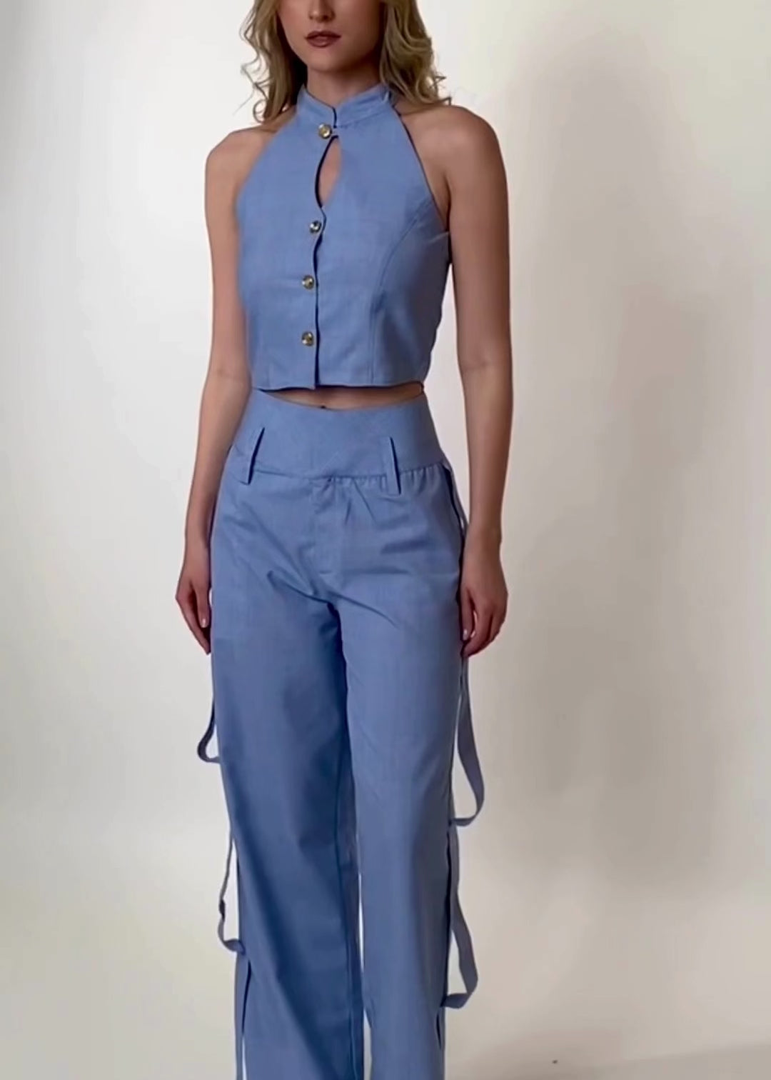Sky Blue Axis Pants