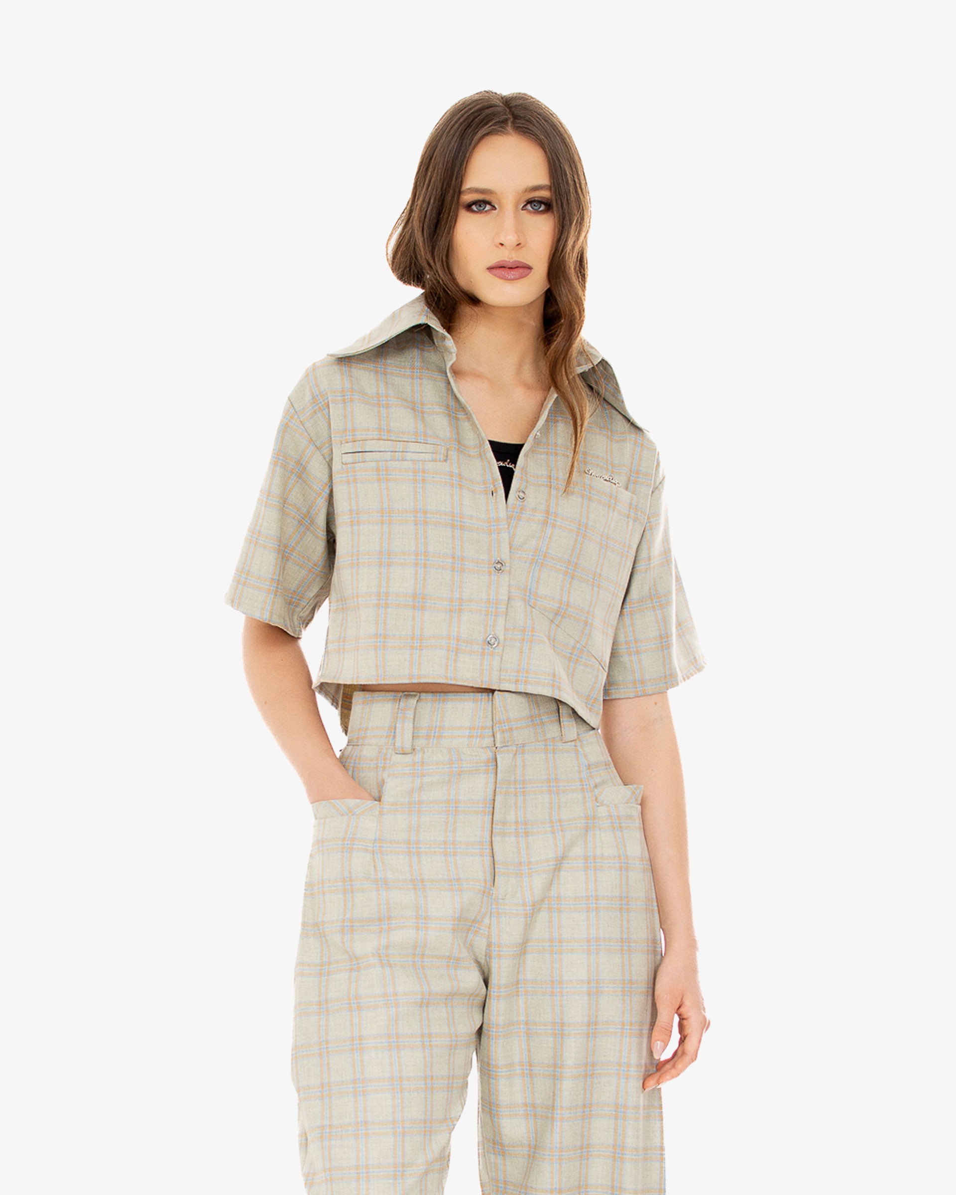 Premium Checkered Pattern Shirt | MACONDIA