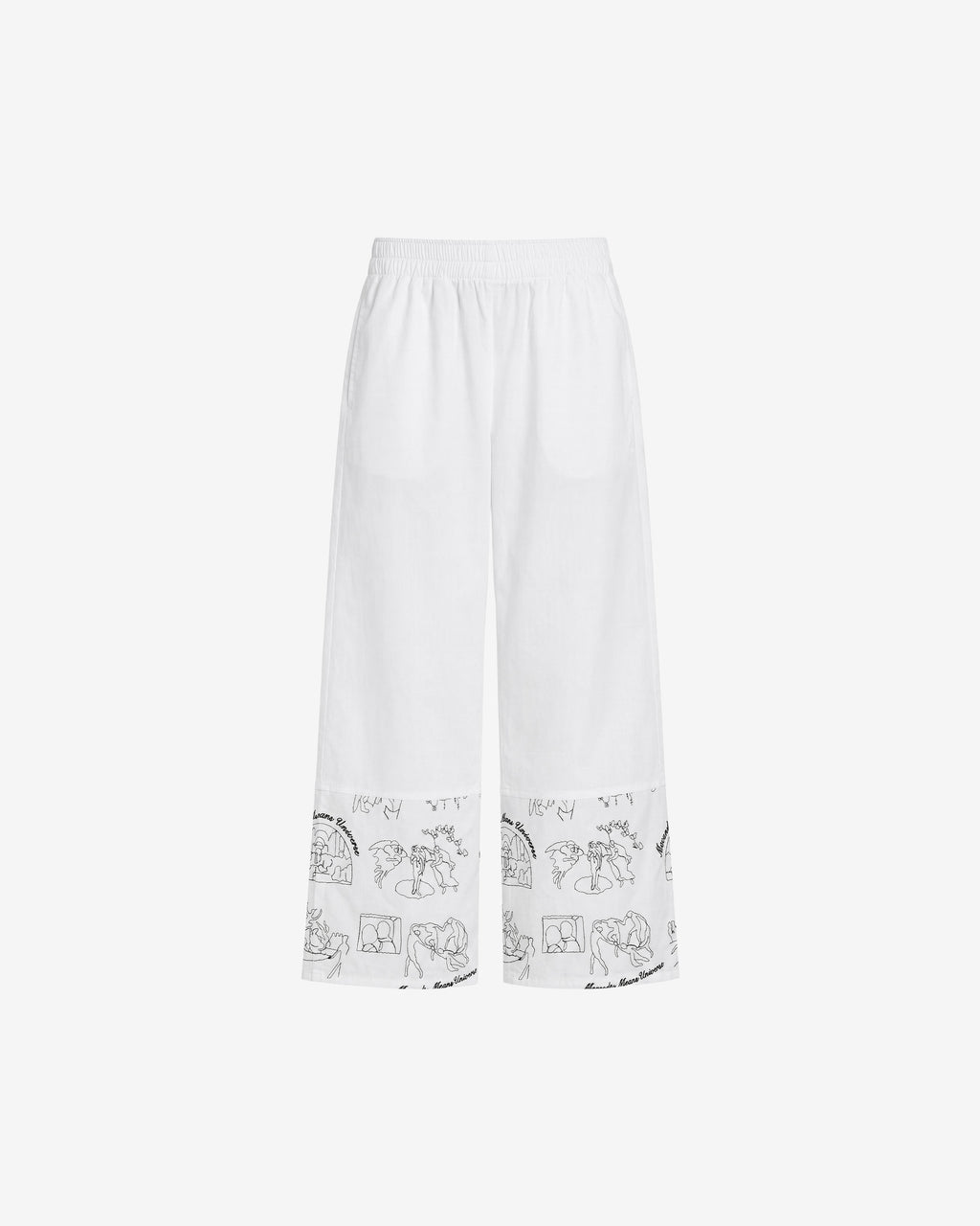 Relaxed Pant - White/Black