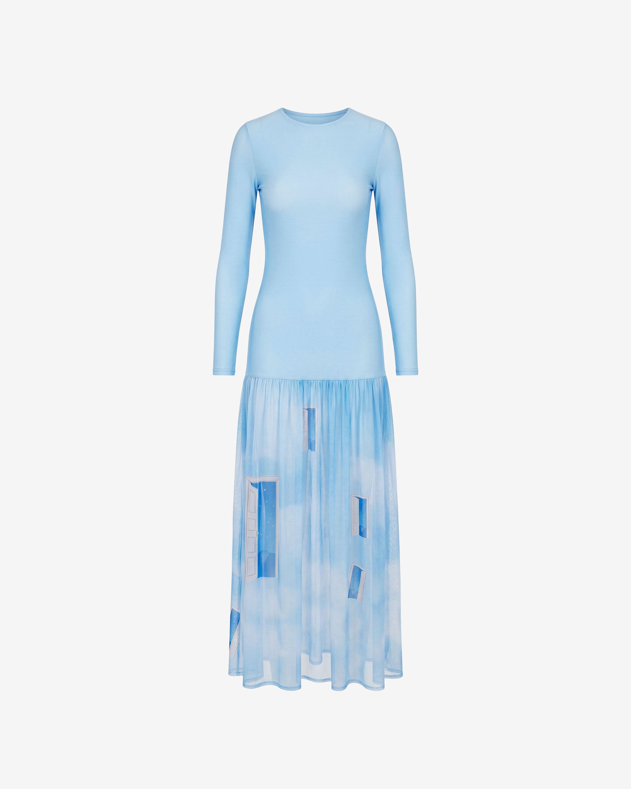 Drop Waist Fitted Dress