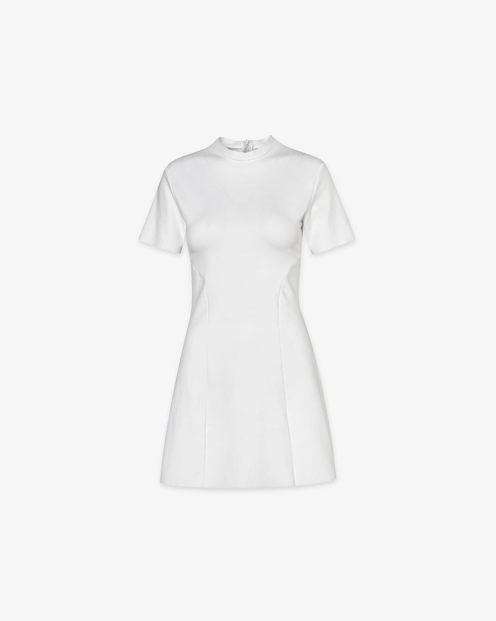 Structured Mini Dress in White