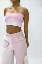Cargar imagen en el visor de la galería, Soft pink Contraste Top
