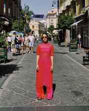 Cargar imagen en el visor de la galería, “The Beach Midi Dress” Fuchsia
